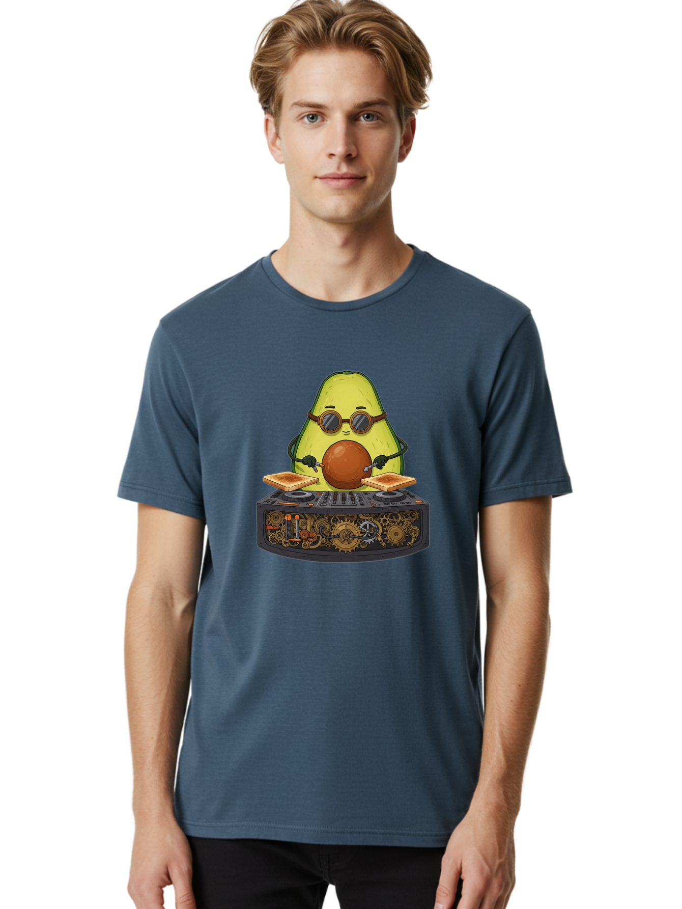 Avocado-Dj-5 Men'S Graphic Tee, 100% Cotton, Comfortable Casual Summer Wear, Machine Washable, Vintage Camera, Old Camera, Antique Camera, Black Camera, Classic Photography, Photography Equipment, Nostalgic Device, Film Camera, Camera Art Bal741