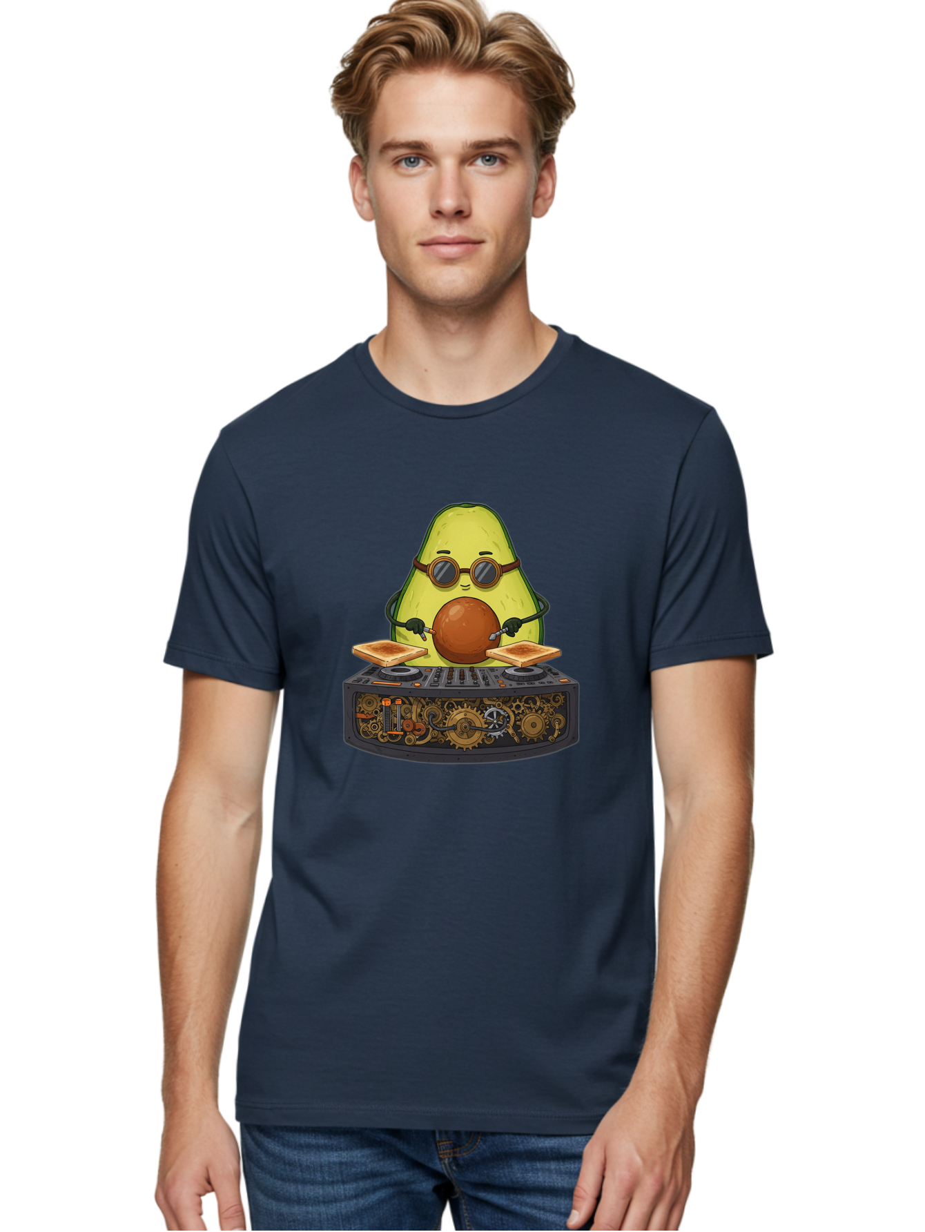 Avocado-Dj-5 Men'S Graphic Tee, 100% Cotton, Comfortable Casual Summer Wear, Machine Washable, Vintage Camera, Old Camera, Antique Camera, Black Camera, Classic Photography, Photography Equipment, Nostalgic Device, Film Camera, Camera Art Bal741