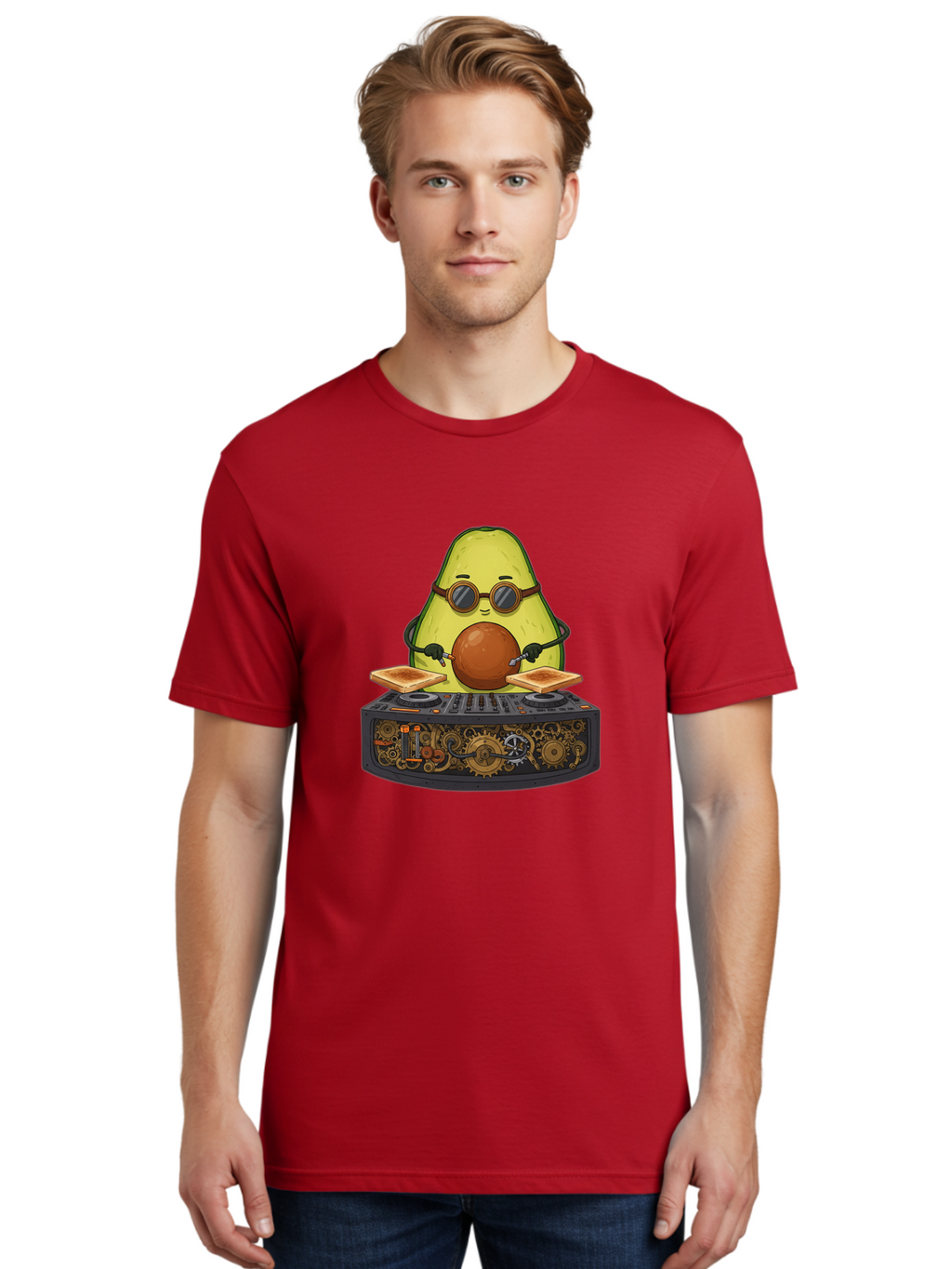 Avocado-Dj-5 Men'S Graphic Tee, 100% Cotton, Comfortable Casual Summer Wear, Machine Washable, Vintage Camera, Old Camera, Antique Camera, Black Camera, Classic Photography, Photography Equipment, Nostalgic Device, Film Camera, Camera Art Bal741