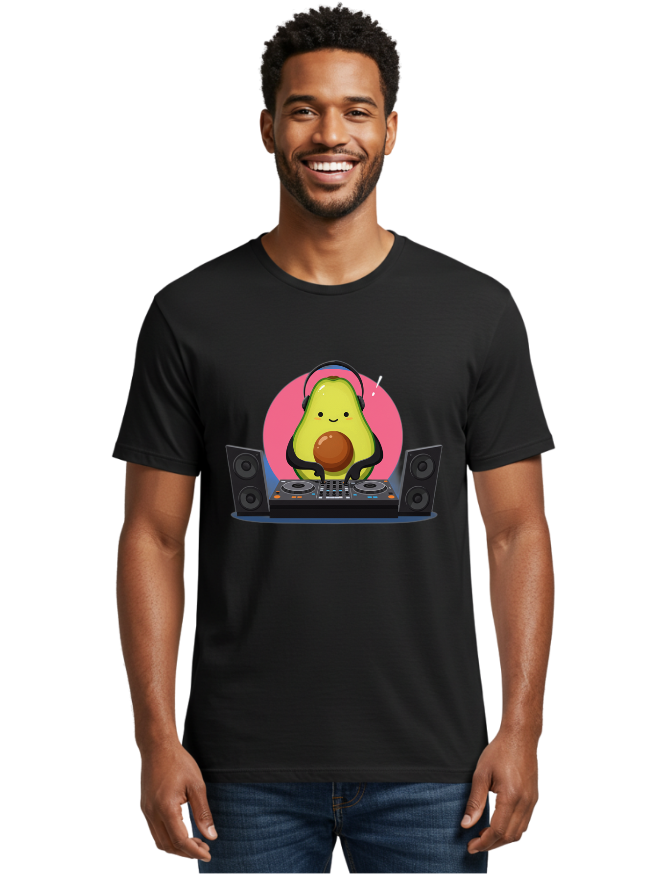 Avocado-Dj Men'S Graphic Tee, 100% Cotton, Comfortable Casual Summer Wear, Machine Washable, Vintage Camera, Old Camera, Antique Camera, Black Camera, Classic Photography, Photography Equipment, Nostalgic Device, Film Camera, Camera Art Bal742