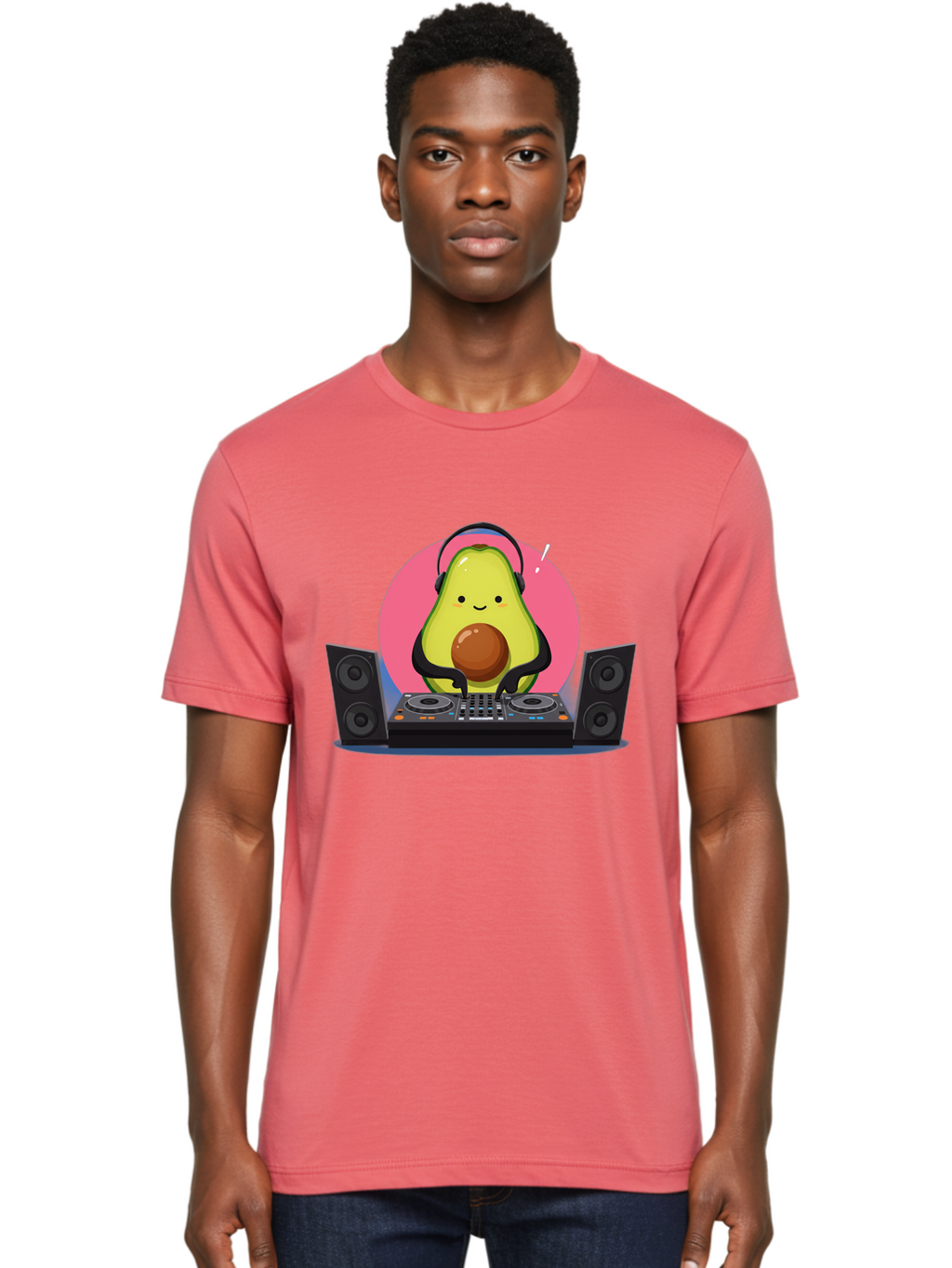 Avocado-Dj Men'S Graphic Tee, 100% Cotton, Comfortable Casual Summer Wear, Machine Washable, Vintage Camera, Old Camera, Antique Camera, Black Camera, Classic Photography, Photography Equipment, Nostalgic Device, Film Camera, Camera Art Bal742