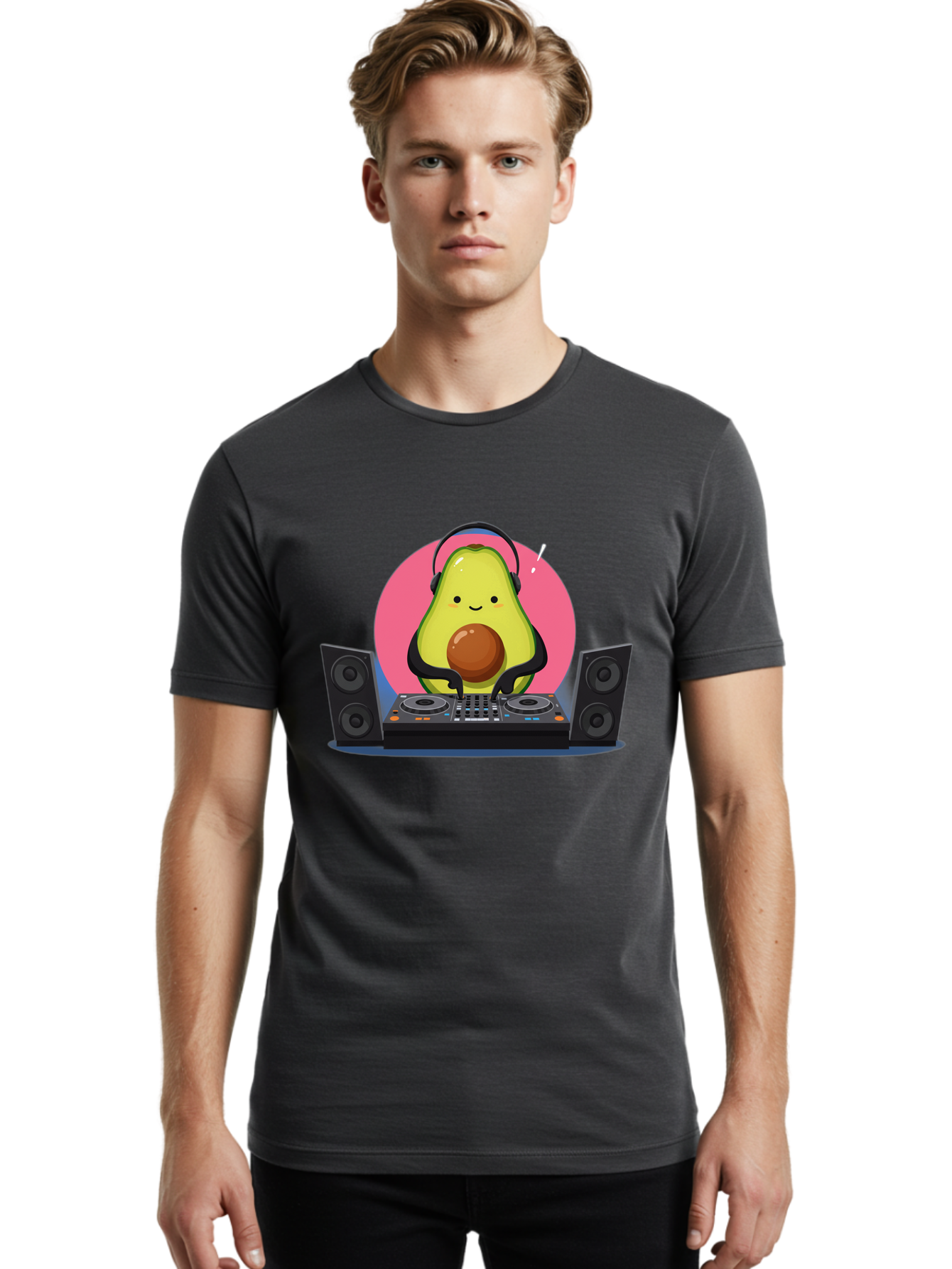 Avocado-Dj Men'S Graphic Tee, 100% Cotton, Comfortable Casual Summer Wear, Machine Washable, Vintage Camera, Old Camera, Antique Camera, Black Camera, Classic Photography, Photography Equipment, Nostalgic Device, Film Camera, Camera Art Bal742