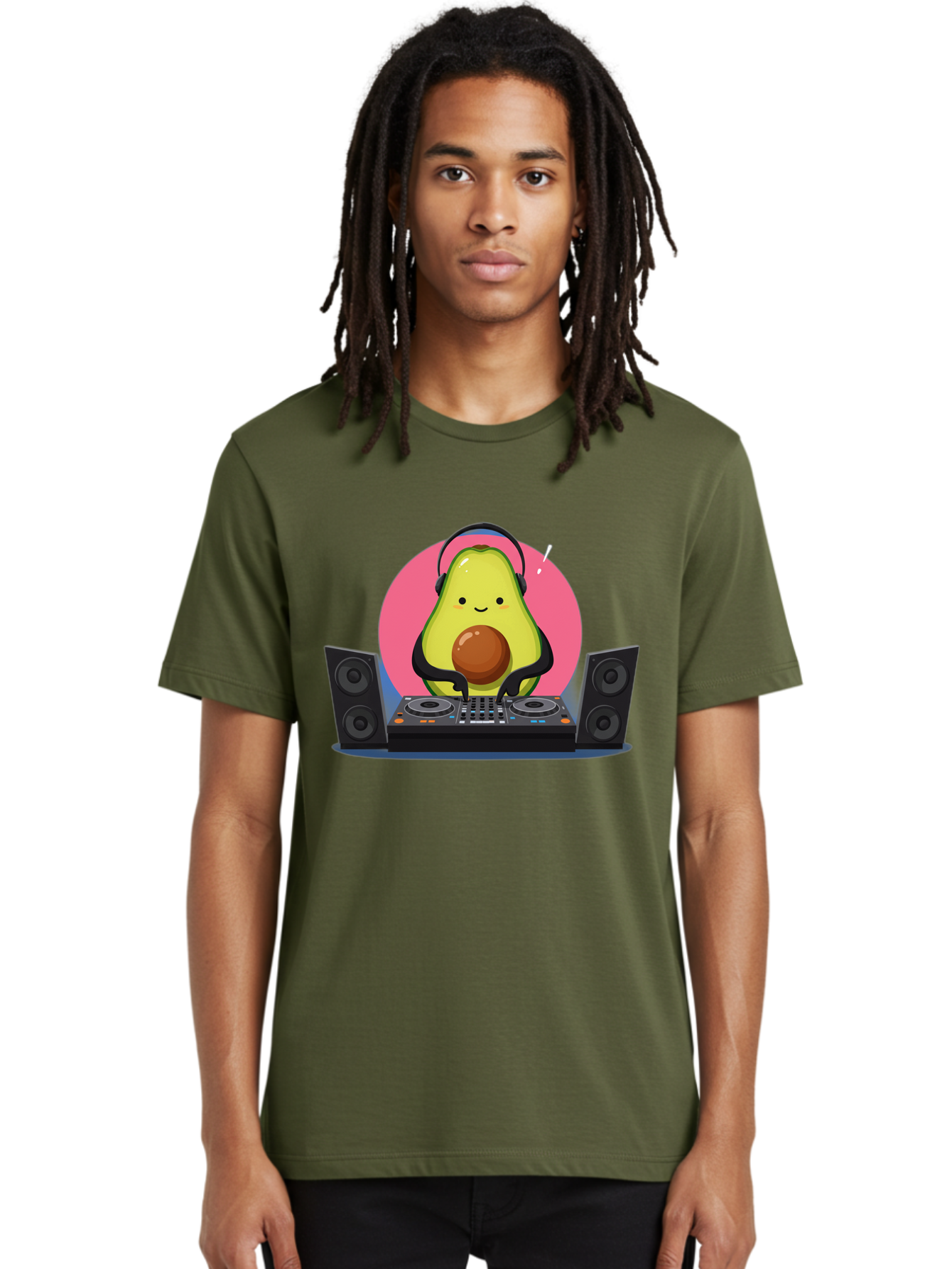 Avocado-Dj Men'S Graphic Tee, 100% Cotton, Comfortable Casual Summer Wear, Machine Washable, Vintage Camera, Old Camera, Antique Camera, Black Camera, Classic Photography, Photography Equipment, Nostalgic Device, Film Camera, Camera Art Bal742