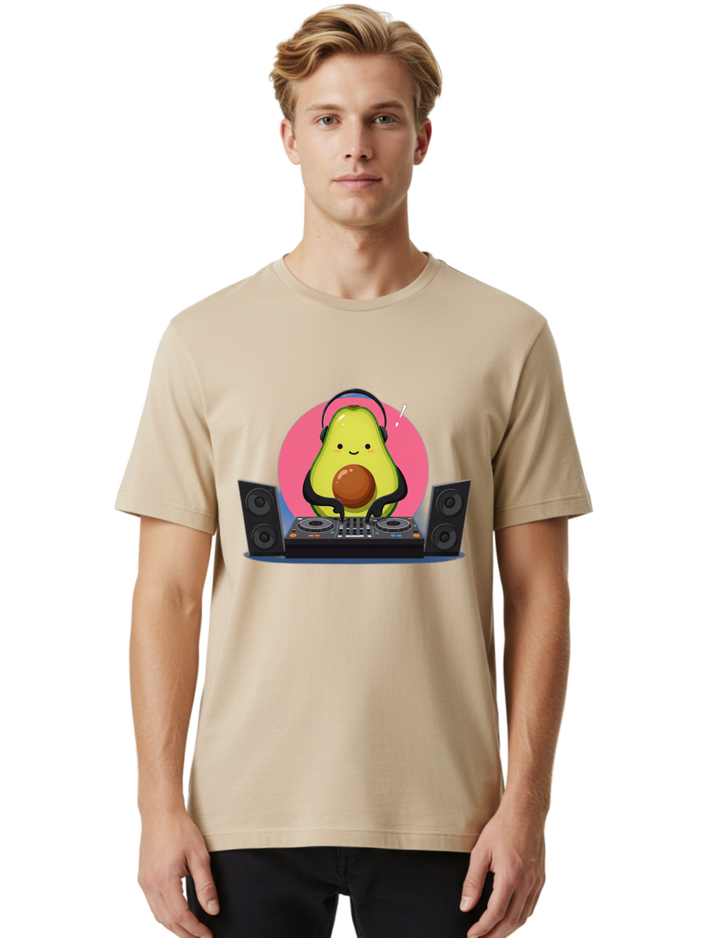 Avocado-Dj Men'S Graphic Tee, 100% Cotton, Comfortable Casual Summer Wear, Machine Washable, Vintage Camera, Old Camera, Antique Camera, Black Camera, Classic Photography, Photography Equipment, Nostalgic Device, Film Camera, Camera Art Bal742