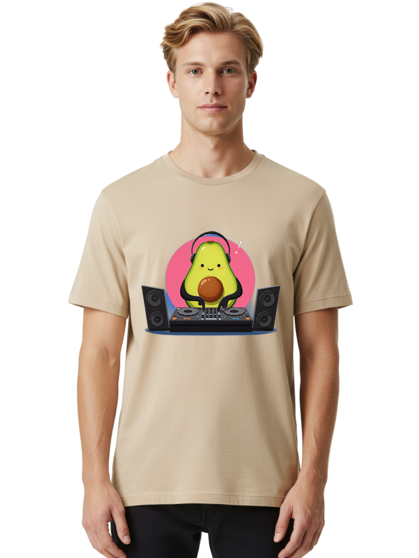 Avocado-Dj Men'S Graphic Tee, 100% Cotton, Comfortable Casual Summer Wear, Machine Washable, Vintage Camera, Old Camera, Antique Camera, Black Camera, Classic Photography, Photography Equipment, Nostalgic Device, Film Camera, Camera Art Bal742