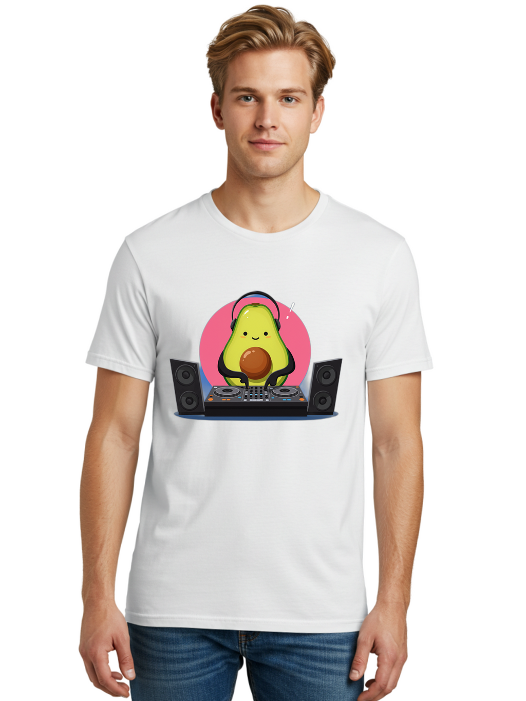 Avocado-Dj Men'S Graphic Tee, 100% Cotton, Comfortable Casual Summer Wear, Machine Washable, Vintage Camera, Old Camera, Antique Camera, Black Camera, Classic Photography, Photography Equipment, Nostalgic Device, Film Camera, Camera Art Bal742