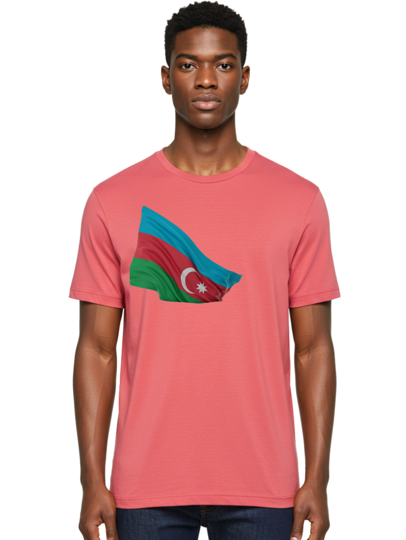 Azerbaijan-Flag Men'S Graphic Tee, 100% Cotton, Comfortable Casual Summer Wear, Machine Washable, Vintage Camera, Old Camera, Antique Camera, Black Camera, Classic Photography, Photography Equipment, Nostalgic Device, Film Camera, Camera Art Bal743