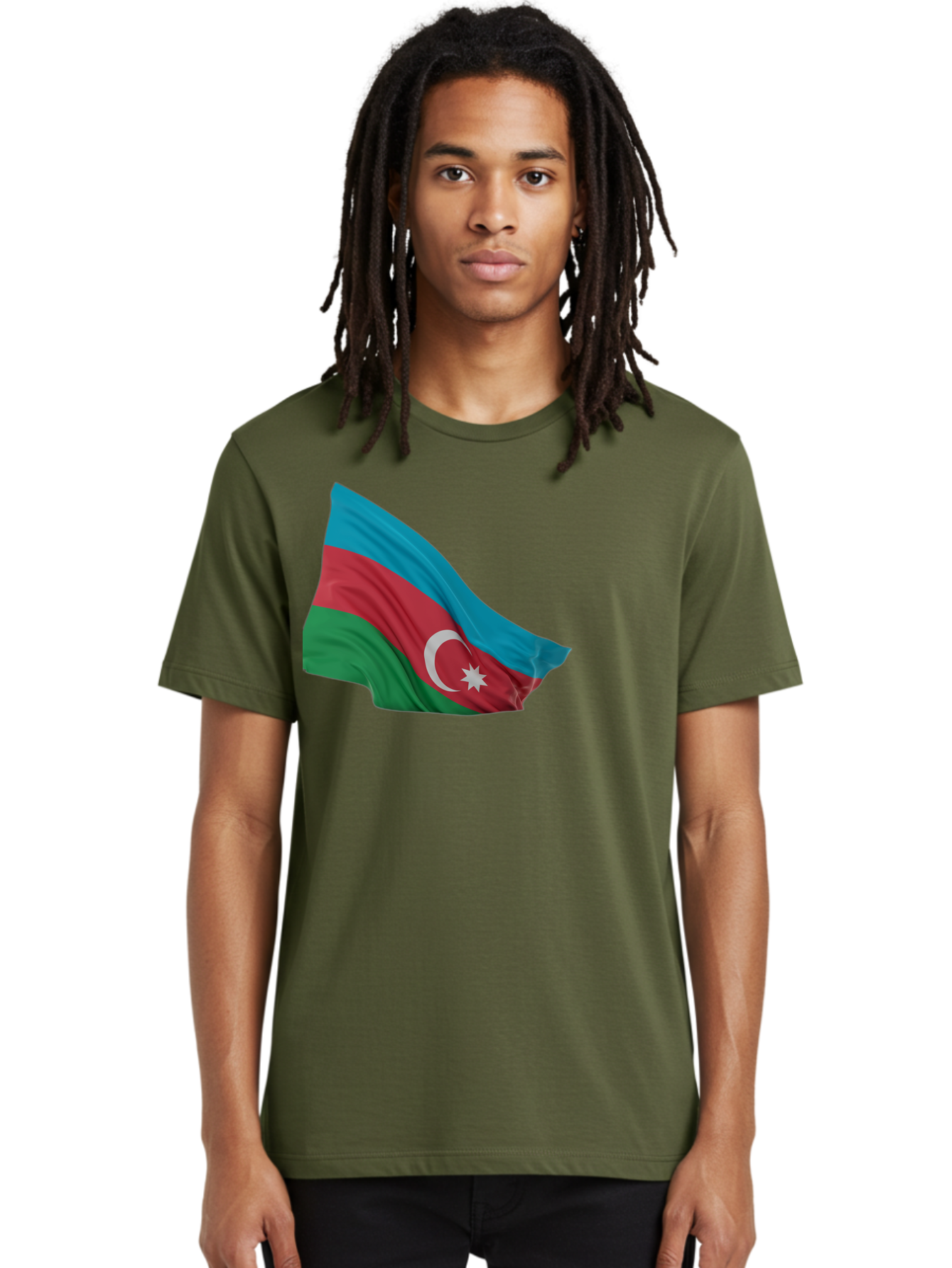 Azerbaijan-Flag Men'S Graphic Tee, 100% Cotton, Comfortable Casual Summer Wear, Machine Washable, Vintage Camera, Old Camera, Antique Camera, Black Camera, Classic Photography, Photography Equipment, Nostalgic Device, Film Camera, Camera Art Bal743