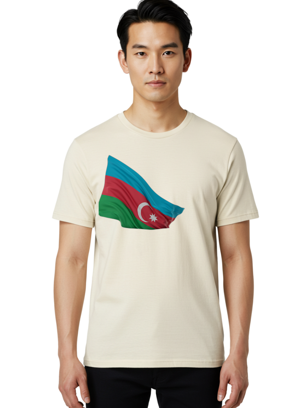 Azerbaijan-Flag Men'S Graphic Tee, 100% Cotton, Comfortable Casual Summer Wear, Machine Washable, Vintage Camera, Old Camera, Antique Camera, Black Camera, Classic Photography, Photography Equipment, Nostalgic Device, Film Camera, Camera Art Bal743