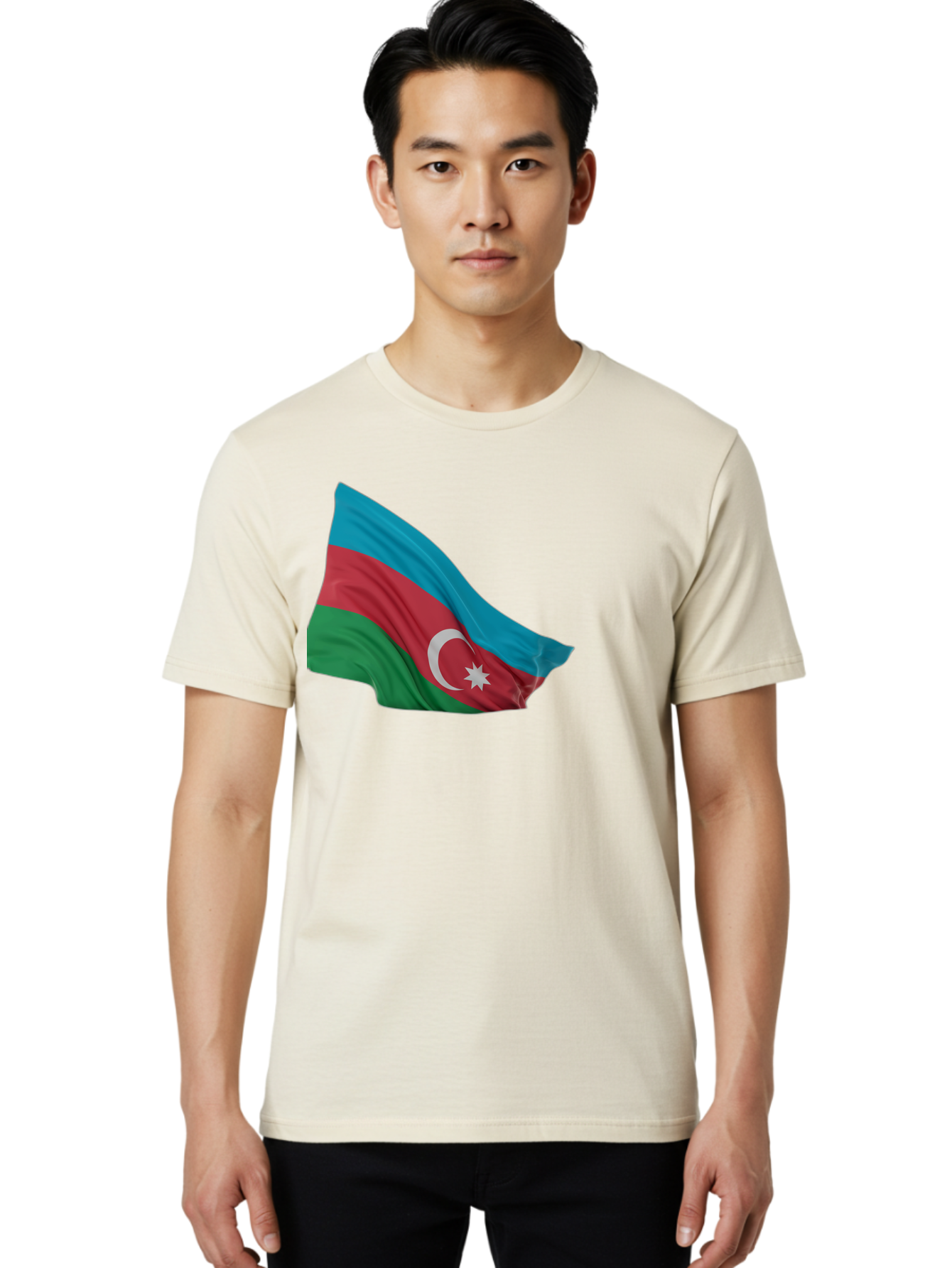 Azerbaijan-Flag Men'S Graphic Tee, 100% Cotton, Comfortable Casual Summer Wear, Machine Washable, Vintage Camera, Old Camera, Antique Camera, Black Camera, Classic Photography, Photography Equipment, Nostalgic Device, Film Camera, Camera Art Bal743