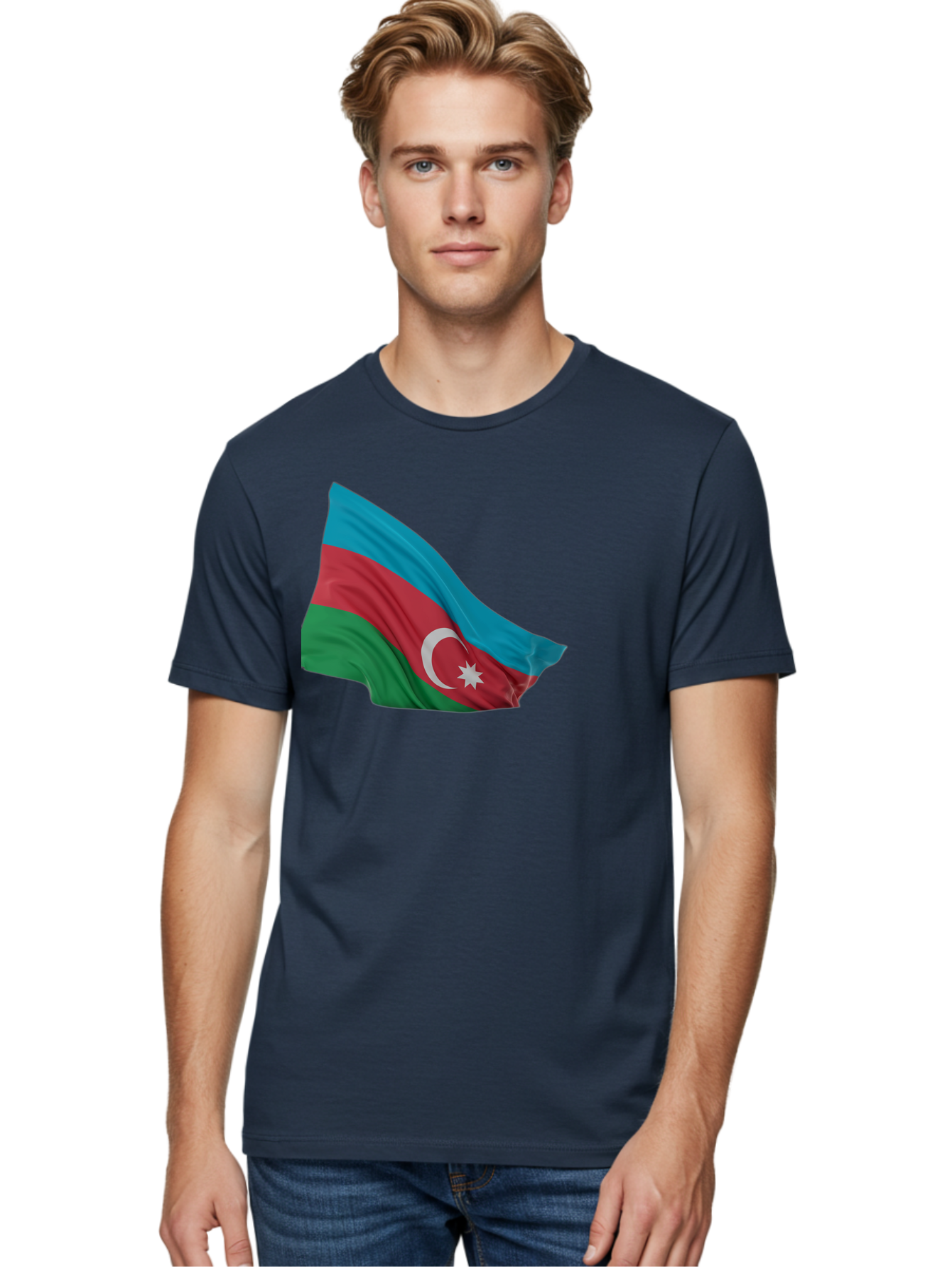 Azerbaijan-Flag Men'S Graphic Tee, 100% Cotton, Comfortable Casual Summer Wear, Machine Washable, Vintage Camera, Old Camera, Antique Camera, Black Camera, Classic Photography, Photography Equipment, Nostalgic Device, Film Camera, Camera Art Bal743