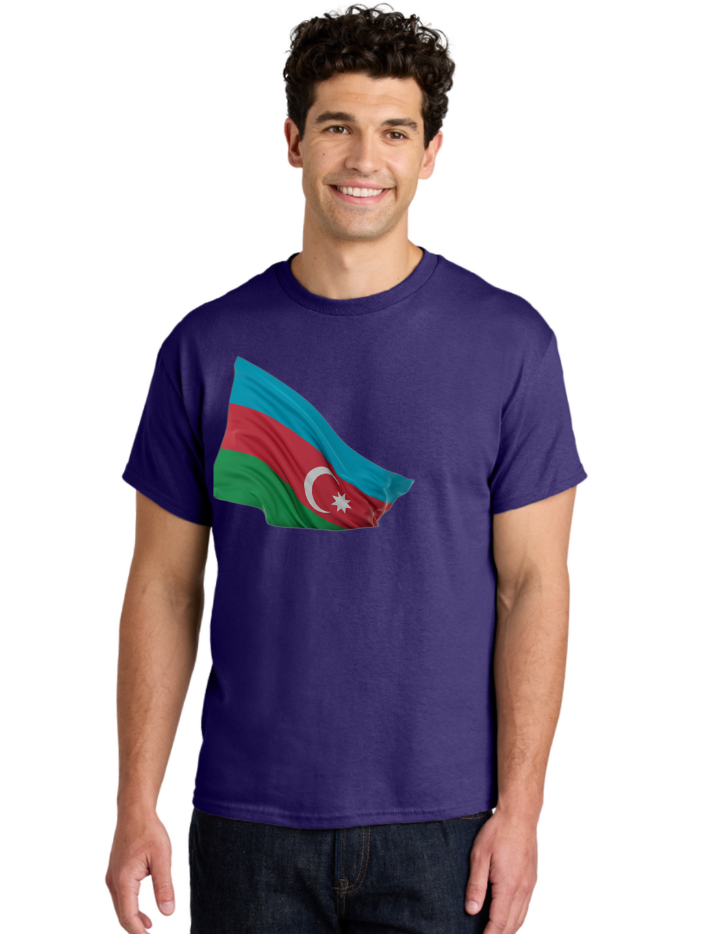 Azerbaijan-Flag Men'S Graphic Tee, 100% Cotton, Comfortable Casual Summer Wear, Machine Washable, Vintage Camera, Old Camera, Antique Camera, Black Camera, Classic Photography, Photography Equipment, Nostalgic Device, Film Camera, Camera Art Bal743