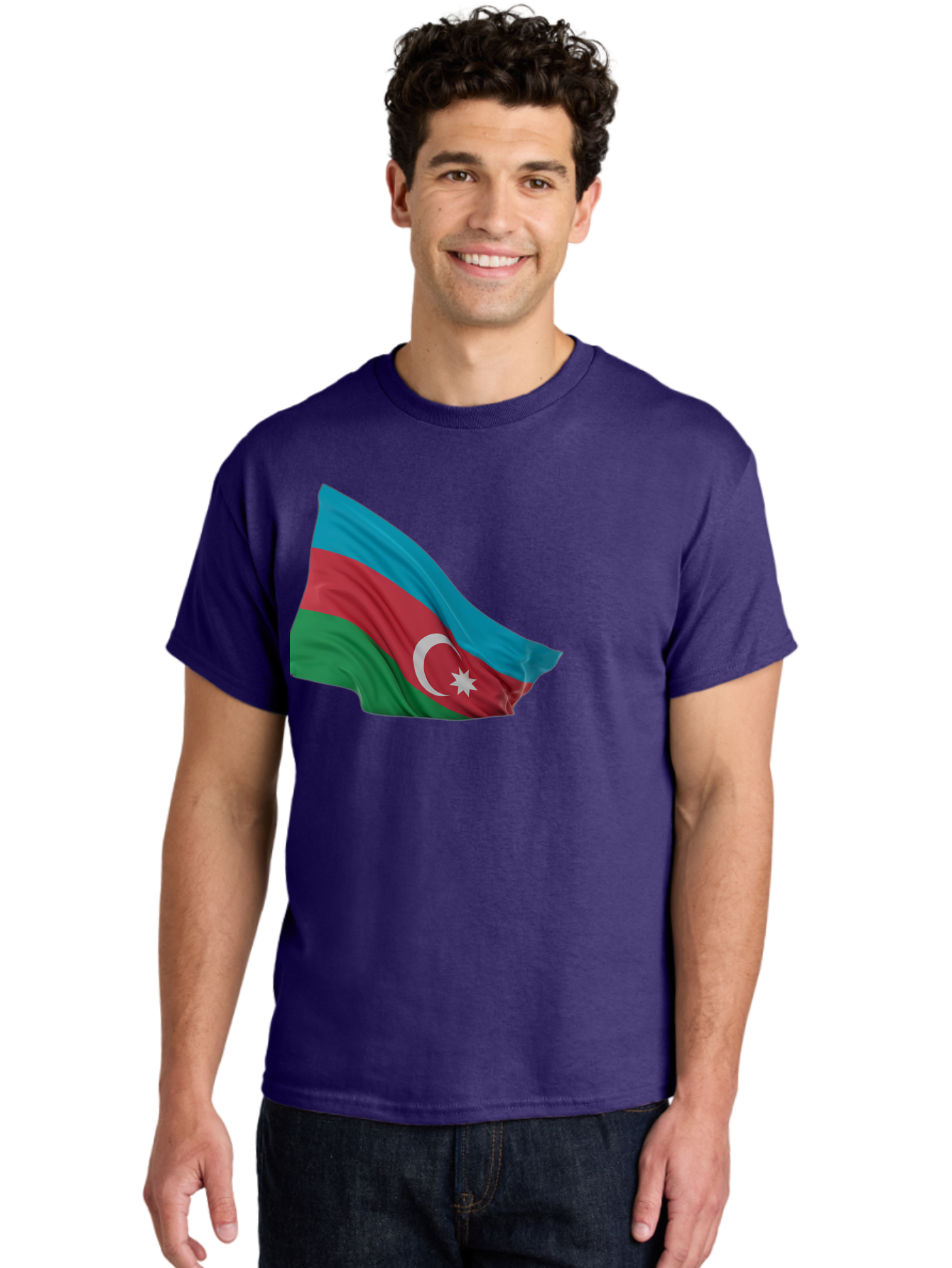 Azerbaijan-Flag Men'S Graphic Tee, 100% Cotton, Comfortable Casual Summer Wear, Machine Washable, Vintage Camera, Old Camera, Antique Camera, Black Camera, Classic Photography, Photography Equipment, Nostalgic Device, Film Camera, Camera Art Bal743