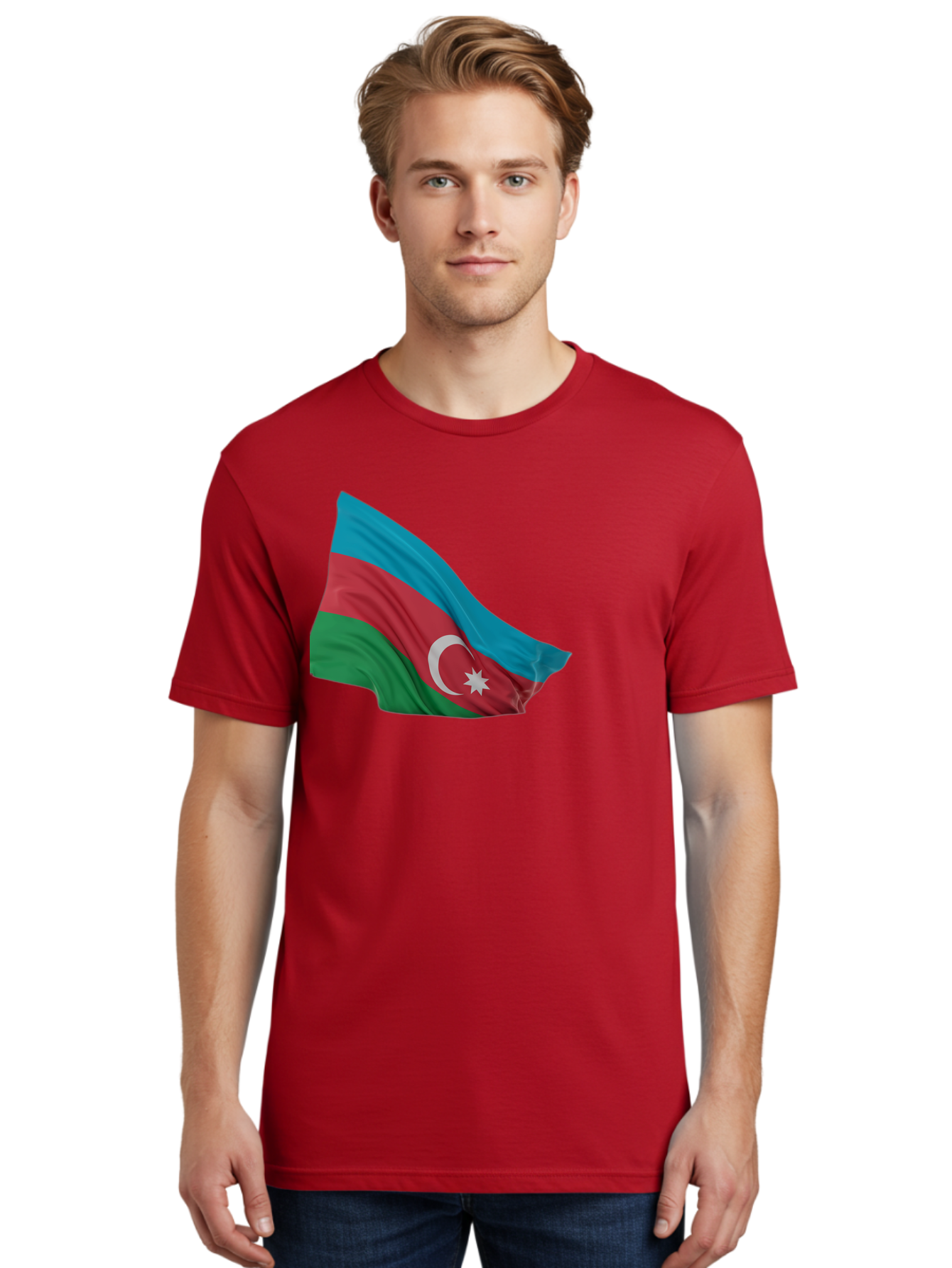 Azerbaijan-Flag Men'S Graphic Tee, 100% Cotton, Comfortable Casual Summer Wear, Machine Washable, Vintage Camera, Old Camera, Antique Camera, Black Camera, Classic Photography, Photography Equipment, Nostalgic Device, Film Camera, Camera Art Bal743
