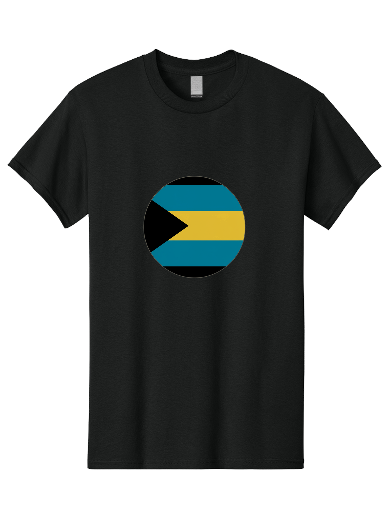 Bahamas-Flag Men'S Graphic Tee, 100% Cotton, Comfortable Casual Summer Wear, Machine Washable, Vintage Camera, Old Camera, Antique Camera, Black Camera, Classic Photography, Photography Equipment, Nostalgic Device, Film Camera, Camera Art Bal746