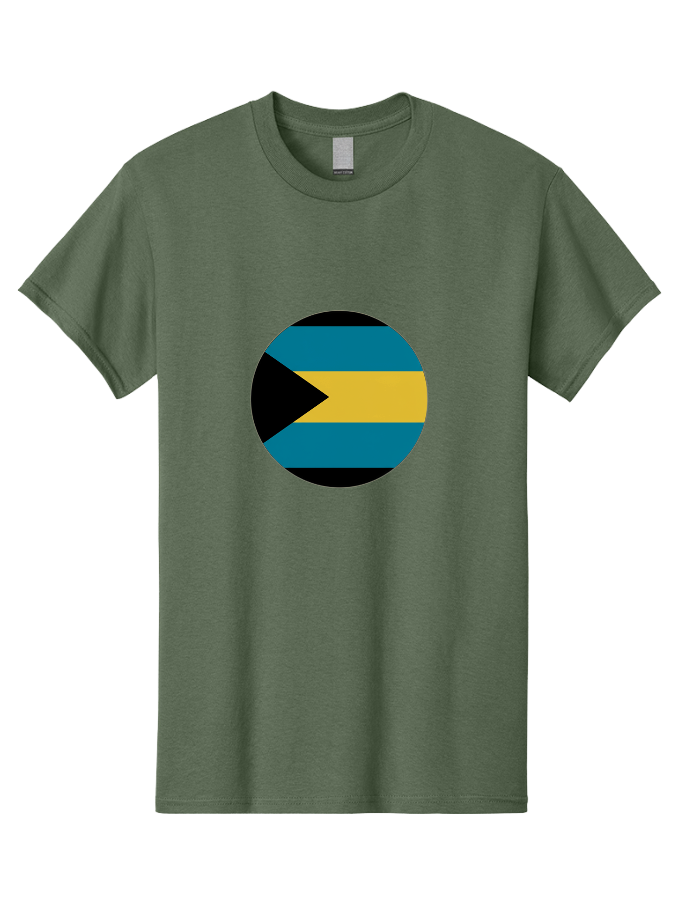 Bahamas-Flag Men'S Graphic Tee, 100% Cotton, Comfortable Casual Summer Wear, Machine Washable, Vintage Camera, Old Camera, Antique Camera, Black Camera, Classic Photography, Photography Equipment, Nostalgic Device, Film Camera, Camera Art Bal746