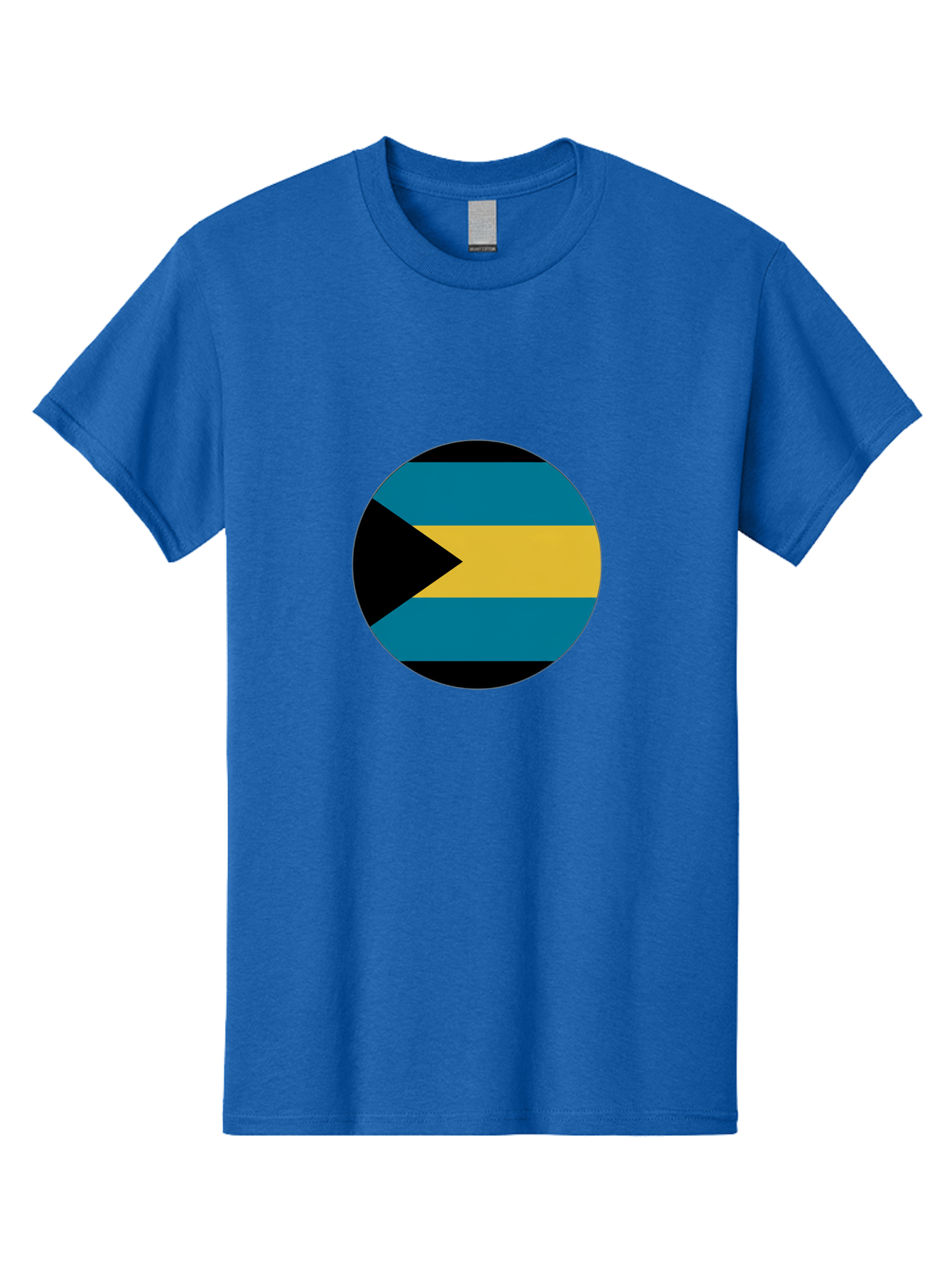 Bahamas-Flag Men'S Graphic Tee, 100% Cotton, Comfortable Casual Summer Wear, Machine Washable, Vintage Camera, Old Camera, Antique Camera, Black Camera, Classic Photography, Photography Equipment, Nostalgic Device, Film Camera, Camera Art Bal746