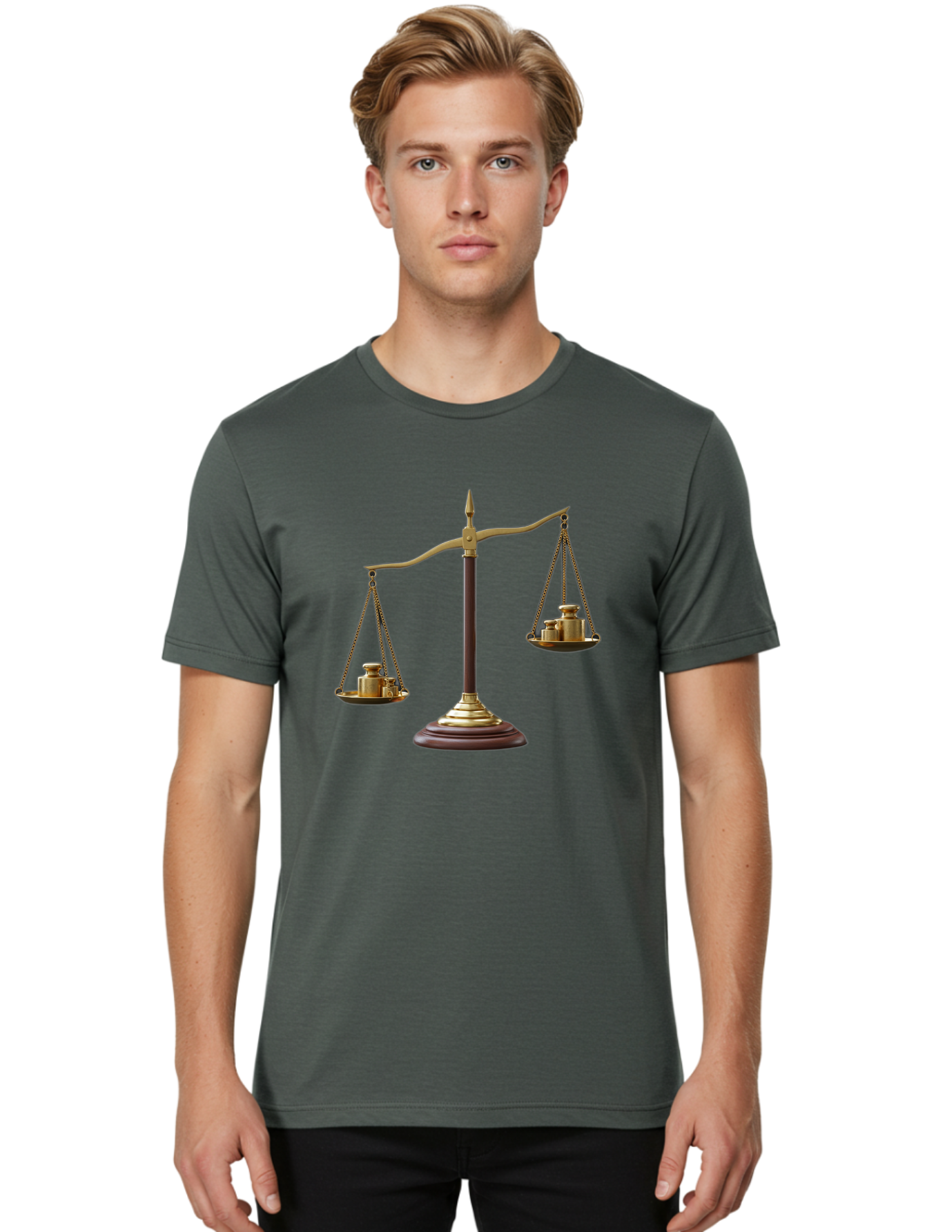 Balance-Scale Men'S Graphic Tee, 100% Cotton, Comfortable Casual Summer Wear, Machine Washable, Vintage Camera, Old Camera, Antique Camera, Black Camera, Classic Photography, Photography Equipment, Nostalgic Device, Film Camera, Camera Art Bal747