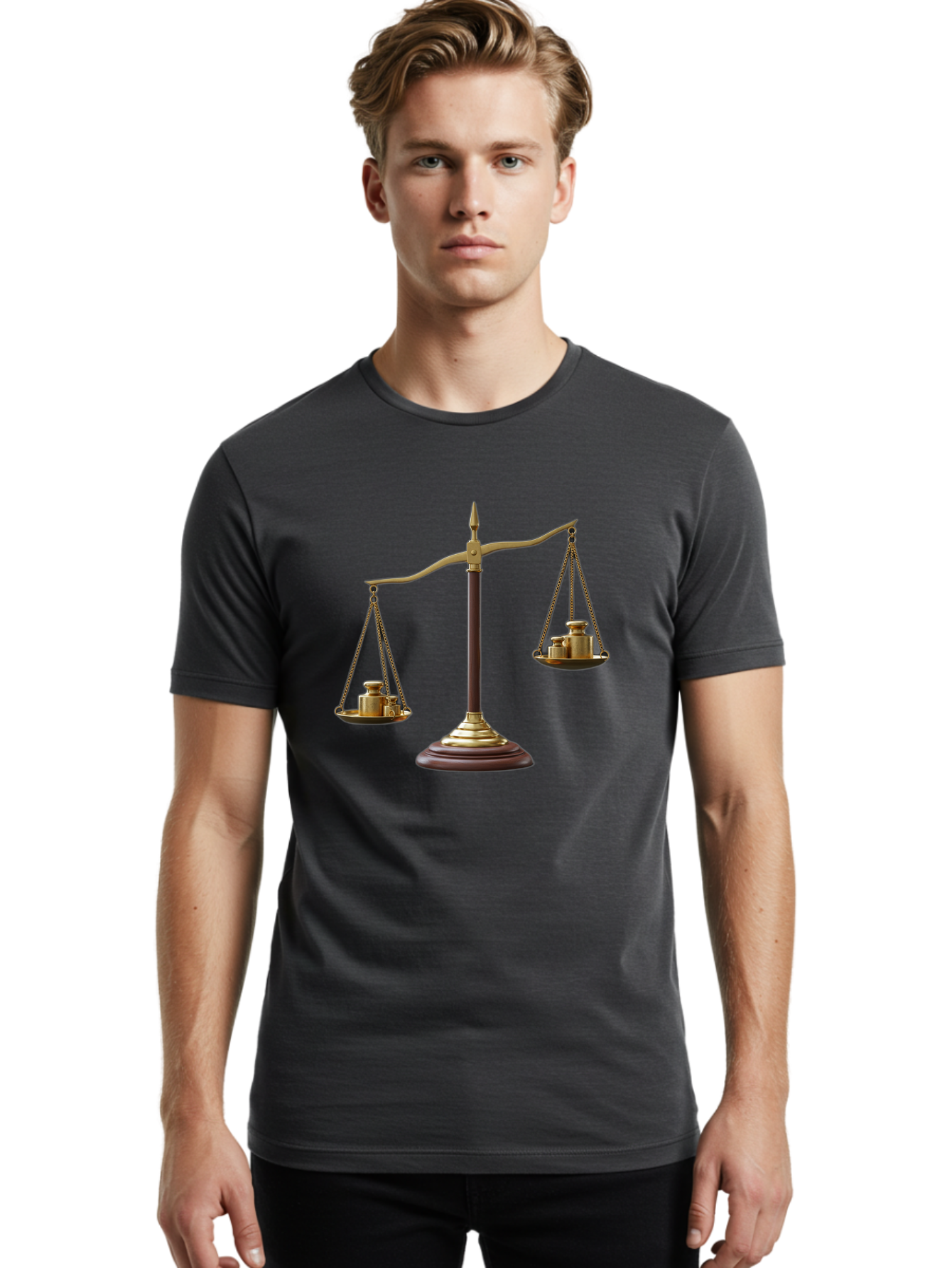 Balance-Scale Men'S Graphic Tee, 100% Cotton, Comfortable Casual Summer Wear, Machine Washable, Vintage Camera, Old Camera, Antique Camera, Black Camera, Classic Photography, Photography Equipment, Nostalgic Device, Film Camera, Camera Art Bal747