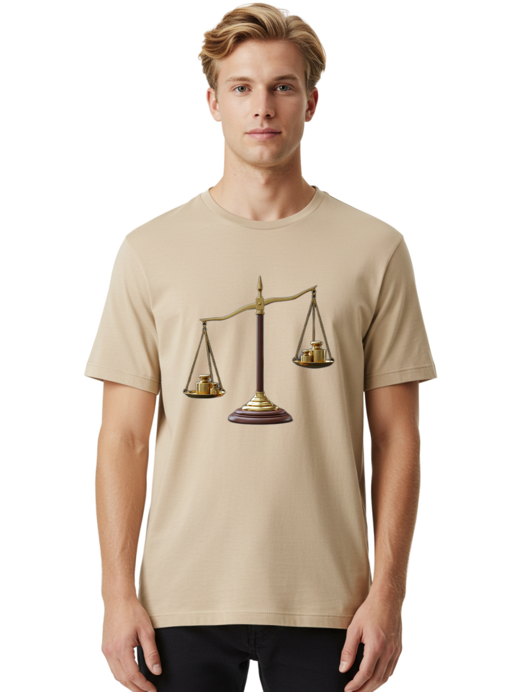 Balance-Scale Men'S Graphic Tee, 100% Cotton, Comfortable Casual Summer Wear, Machine Washable, Vintage Camera, Old Camera, Antique Camera, Black Camera, Classic Photography, Photography Equipment, Nostalgic Device, Film Camera, Camera Art Bal747