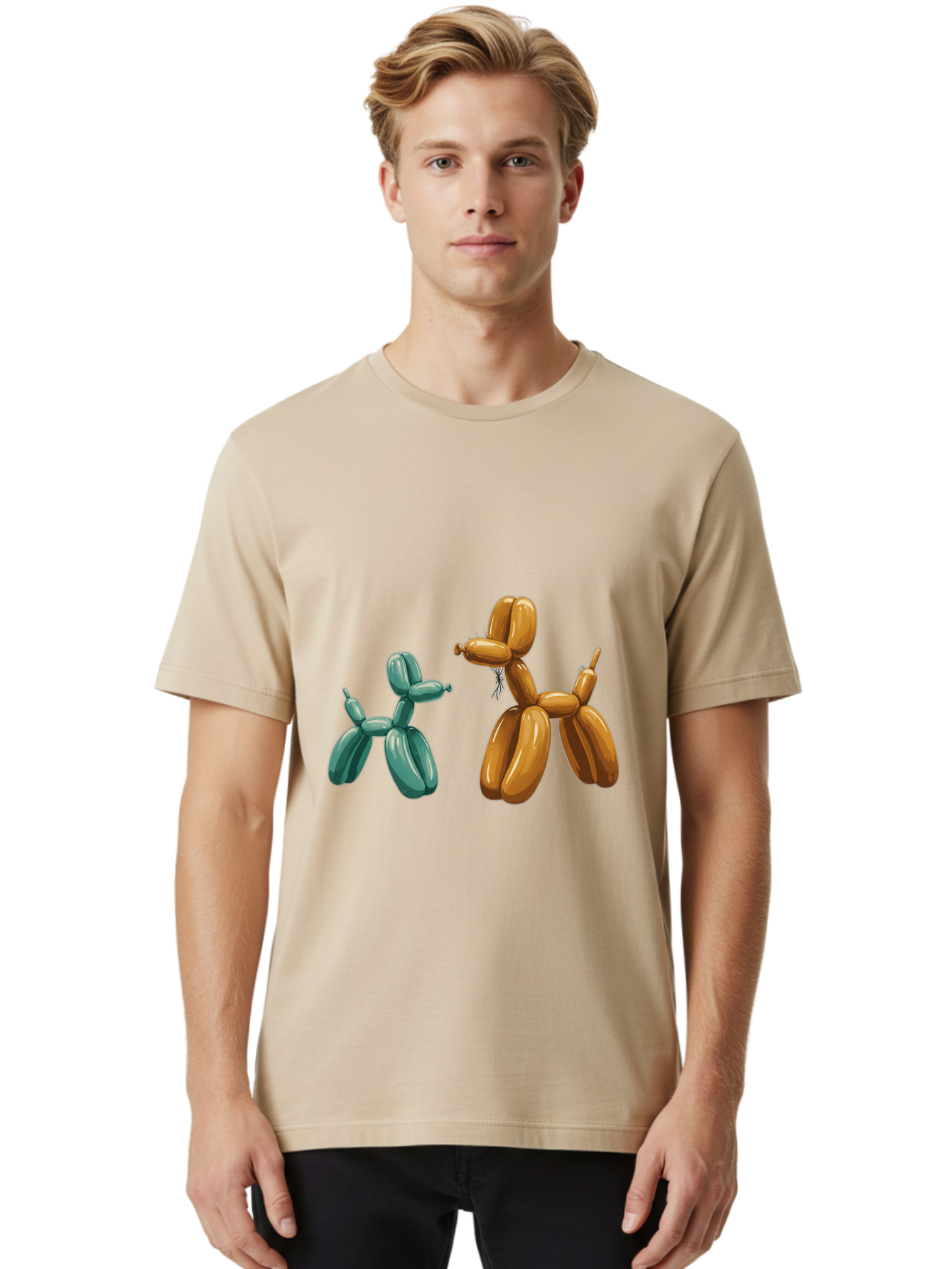 Balloon-Dogs Men'S Graphic Tee, 100% Cotton, Comfortable Casual Summer Wear, Machine Washable, Vintage Camera, Old Camera, Antique Camera, Black Camera, Classic Photography, Photography Equipment, Nostalgic Device, Film Camera, Camera Art Bal749