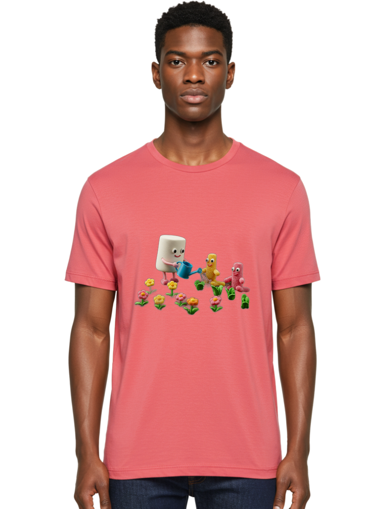 Band-Aid-Characters-Gardening Men'S Graphic Tee, 100% Cotton, Comfortable Casual Summer Wear, Machine Washable, Vintage Camera, Old Camera, Antique Camera, Black Camera, Classic Photography, Photography Equipment, Nostalgic Device, Bal750