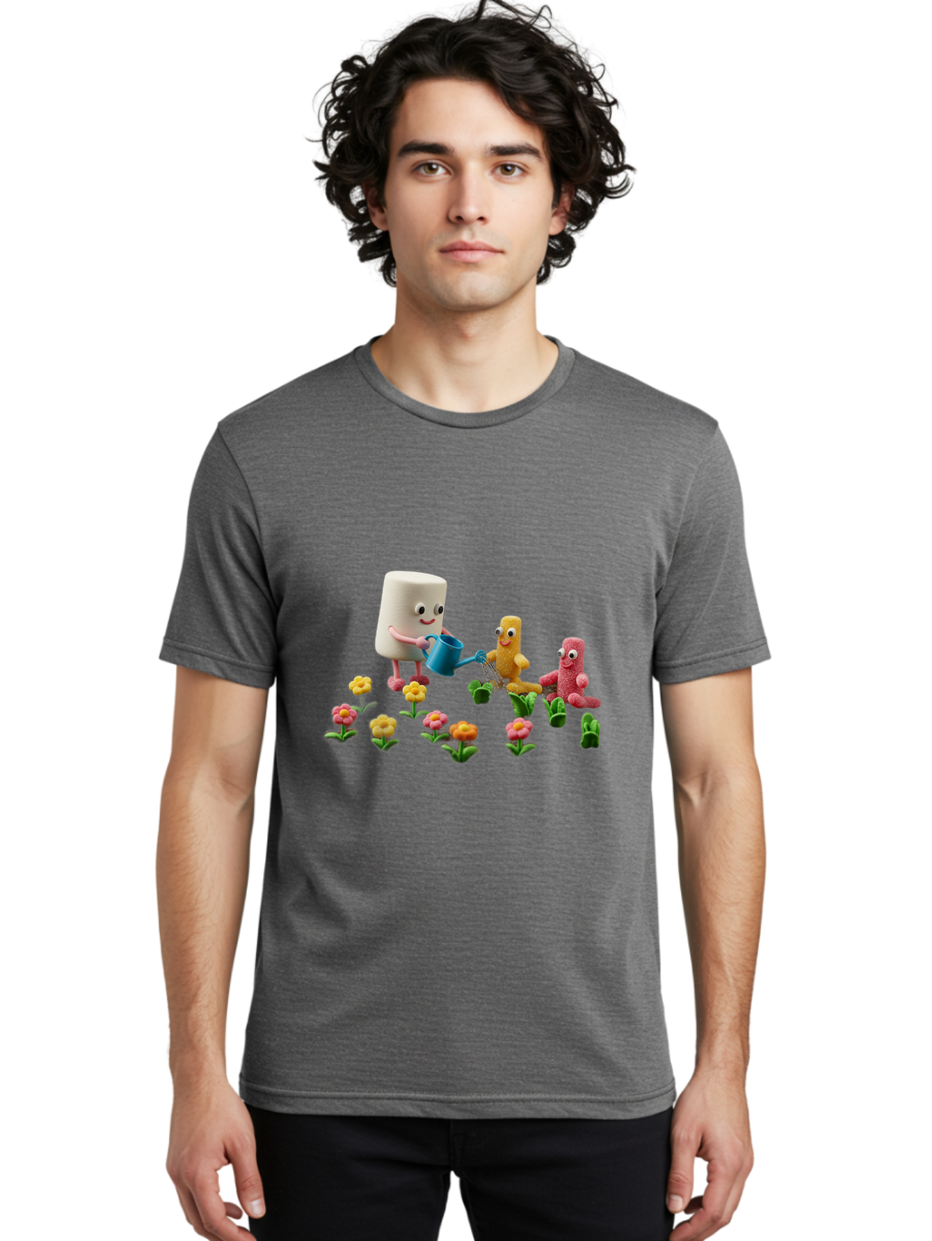 Band-Aid-Characters-Gardening Men'S Graphic Tee, 100% Cotton, Comfortable Casual Summer Wear, Machine Washable, Vintage Camera, Old Camera, Antique Camera, Black Camera, Classic Photography, Photography Equipment, Nostalgic Device, Bal750