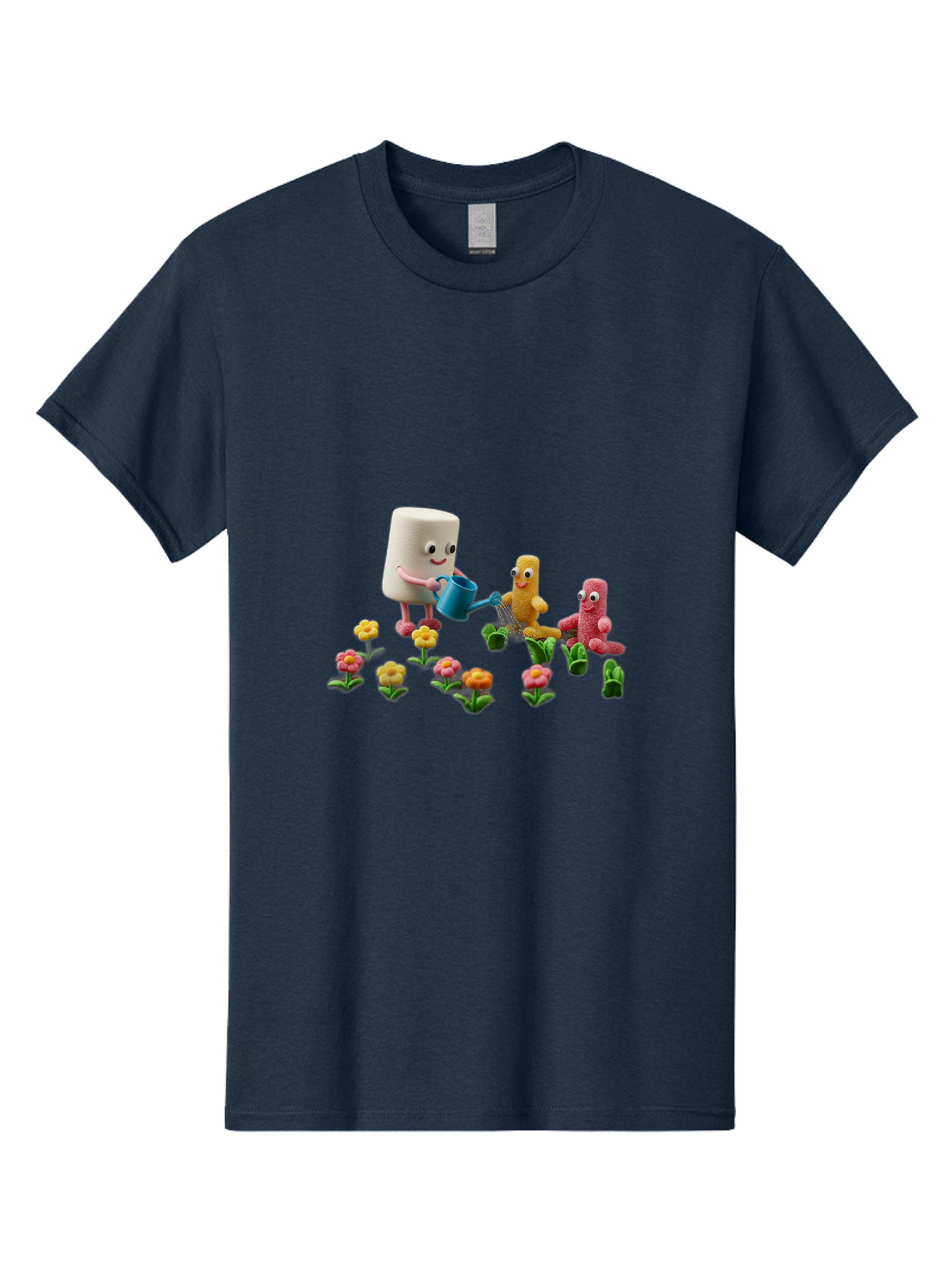 Band-Aid-Characters-Gardening Men'S Graphic Tee, 100% Cotton, Comfortable Casual Summer Wear, Machine Washable, Vintage Camera, Old Camera, Antique Camera, Black Camera, Classic Photography, Photography Equipment, Nostalgic Device, Bal750