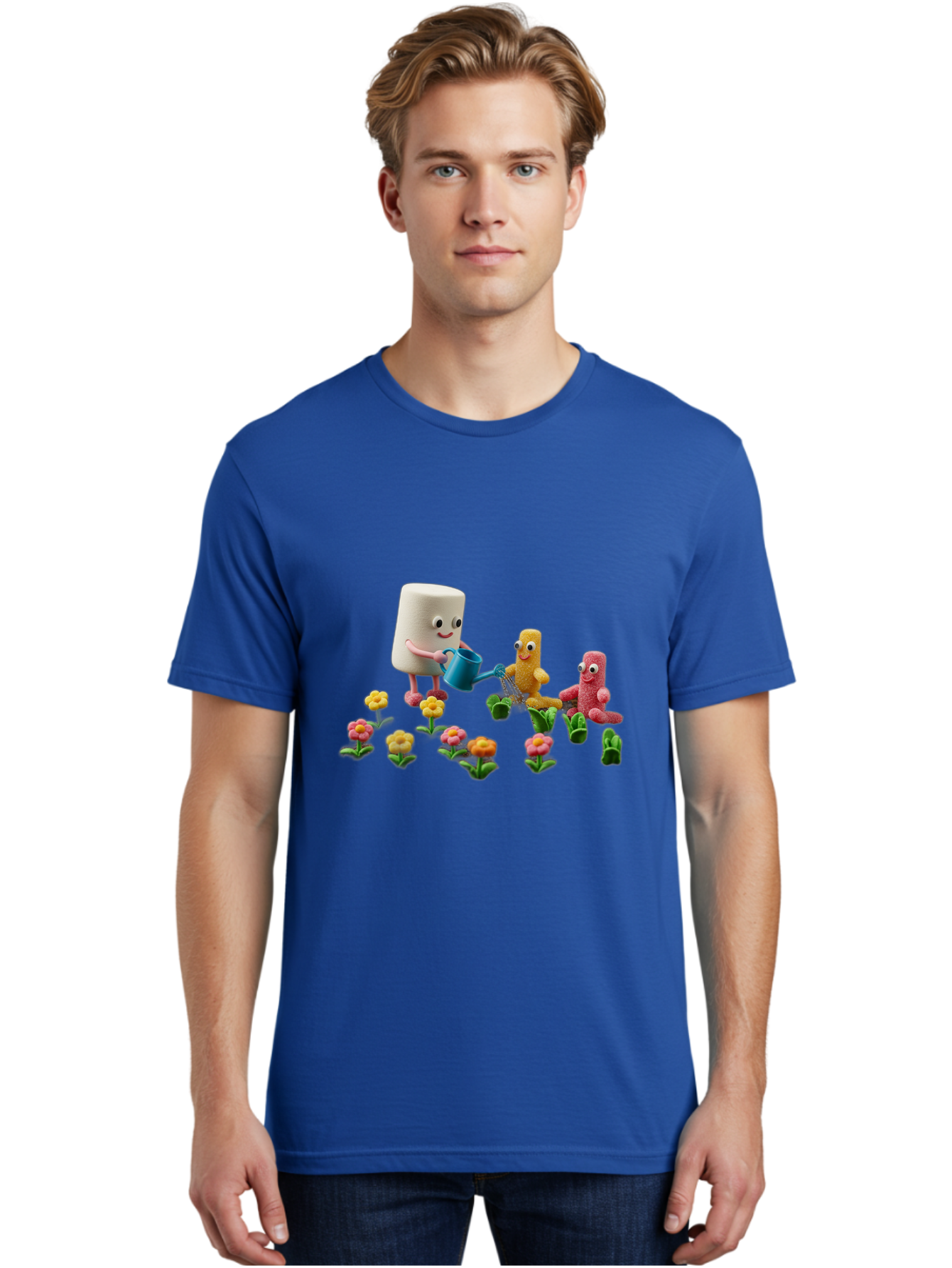 Band-Aid-Characters-Gardening Men'S Graphic Tee, 100% Cotton, Comfortable Casual Summer Wear, Machine Washable, Vintage Camera, Old Camera, Antique Camera, Black Camera, Classic Photography, Photography Equipment, Nostalgic Device, Bal750