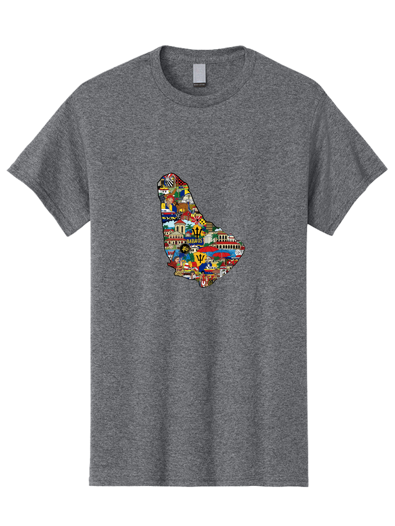 Barbados-Collage Men'S Graphic Tee, 100% Cotton, Comfortable Casual Summer Wear, Machine Washable, Vintage Camera, Old Camera, Antique Camera, Black Camera, Classic Photography, Photography Equipment, Nostalgic Device, Film Camera, Camera Art Bal752