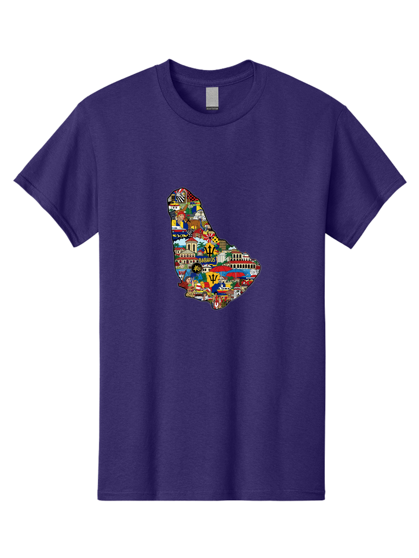 Barbados-Collage Men'S Graphic Tee, 100% Cotton, Comfortable Casual Summer Wear, Machine Washable, Vintage Camera, Old Camera, Antique Camera, Black Camera, Classic Photography, Photography Equipment, Nostalgic Device, Film Camera, Camera Art Bal752