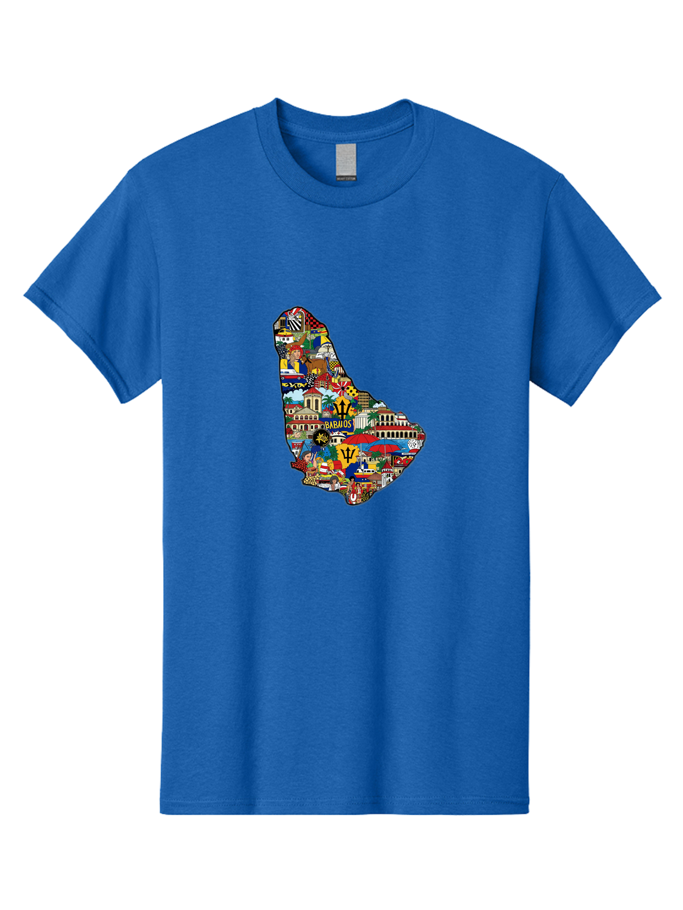 Barbados-Collage Men'S Graphic Tee, 100% Cotton, Comfortable Casual Summer Wear, Machine Washable, Vintage Camera, Old Camera, Antique Camera, Black Camera, Classic Photography, Photography Equipment, Nostalgic Device, Film Camera, Camera Art Bal752