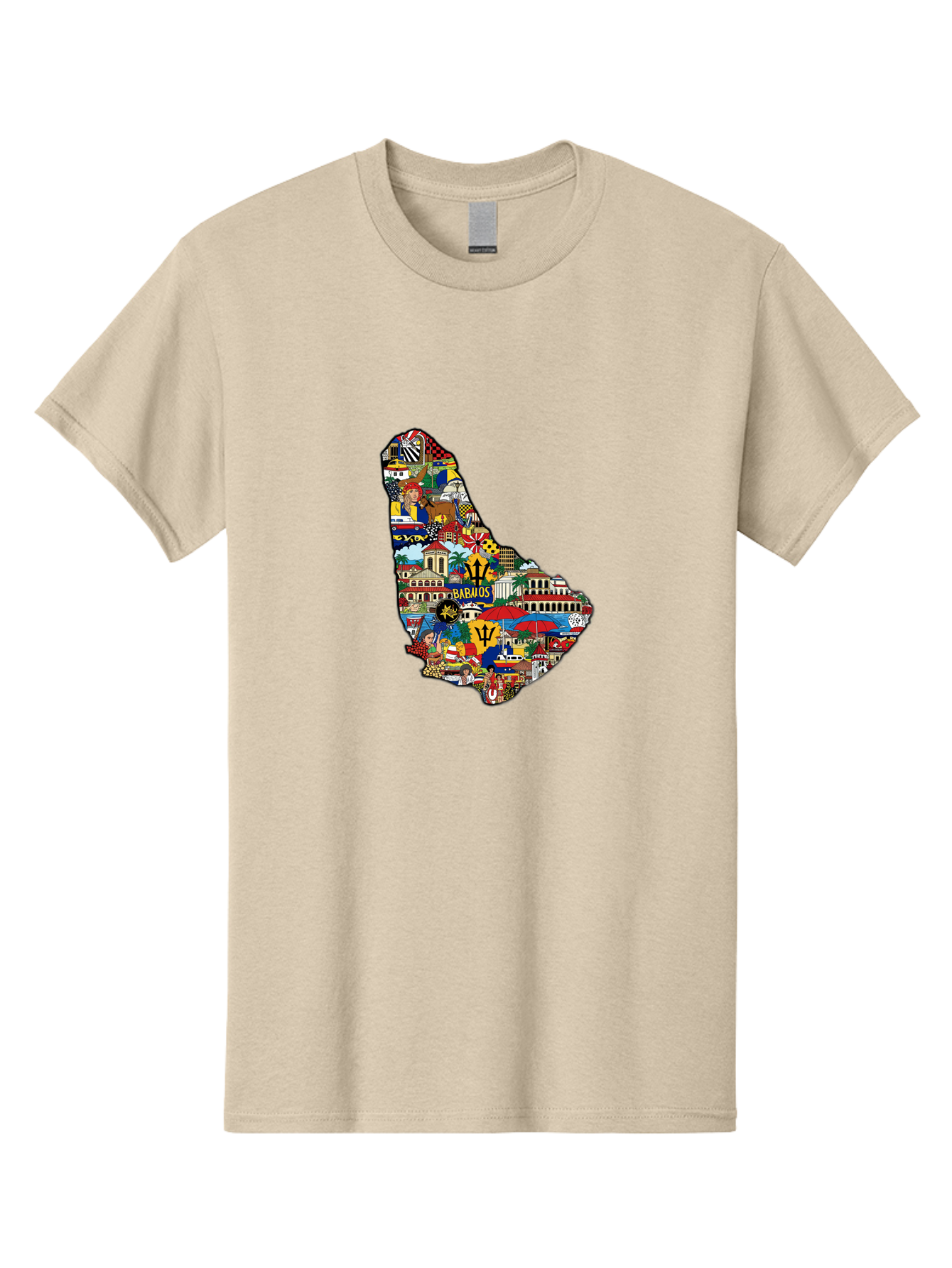 Barbados-Collage Men'S Graphic Tee, 100% Cotton, Comfortable Casual Summer Wear, Machine Washable, Vintage Camera, Old Camera, Antique Camera, Black Camera, Classic Photography, Photography Equipment, Nostalgic Device, Film Camera, Camera Art Bal752