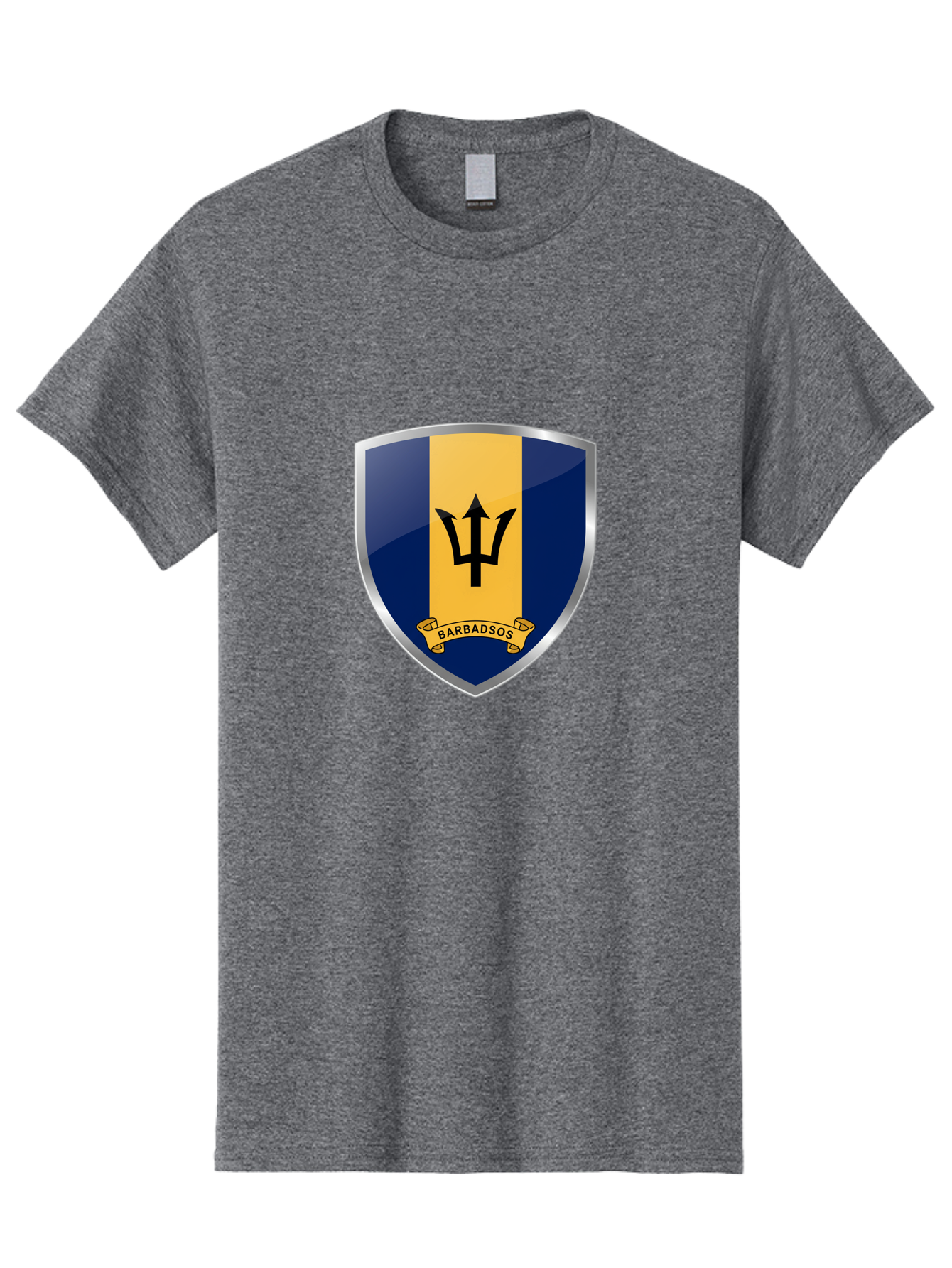 Barbados-Crest Men'S Graphic Tee, 100% Cotton, Comfortable Casual Summer Wear, Machine Washable, Vintage Camera, Old Camera, Antique Camera, Black Camera, Classic Photography, Photography Equipment, Nostalgic Device, Film Camera, Camera Art Bal753