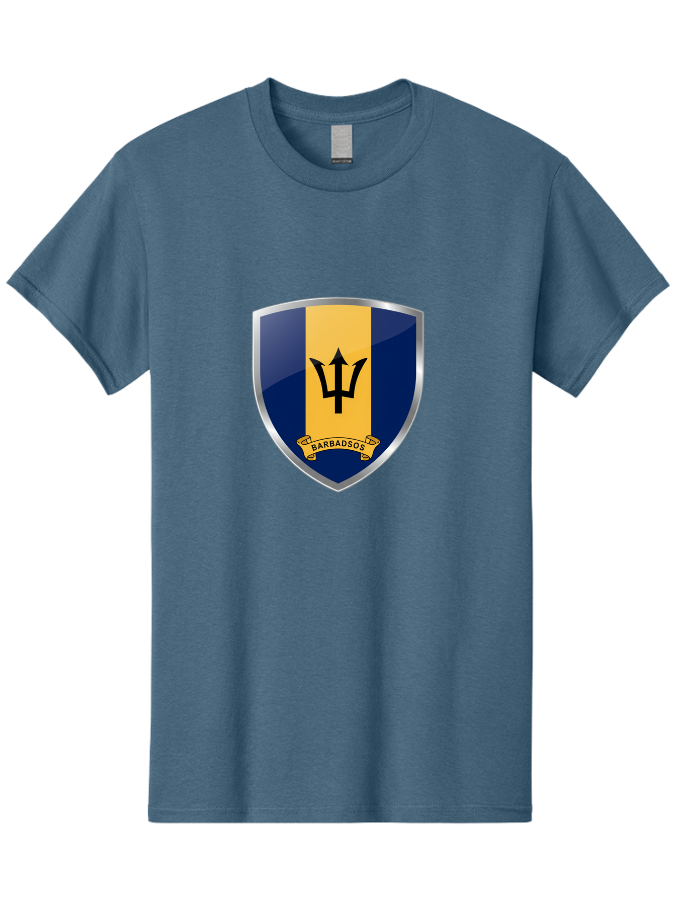 Barbados-Crest Men'S Graphic Tee, 100% Cotton, Comfortable Casual Summer Wear, Machine Washable, Vintage Camera, Old Camera, Antique Camera, Black Camera, Classic Photography, Photography Equipment, Nostalgic Device, Film Camera, Camera Art Bal753