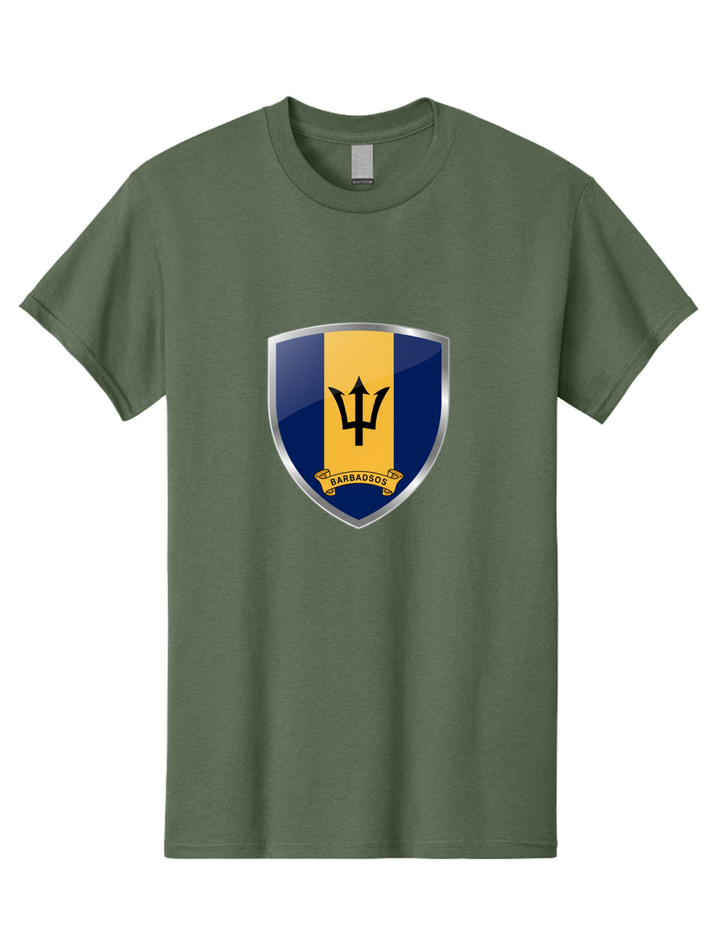 Barbados-Crest Men'S Graphic Tee, 100% Cotton, Comfortable Casual Summer Wear, Machine Washable, Vintage Camera, Old Camera, Antique Camera, Black Camera, Classic Photography, Photography Equipment, Nostalgic Device, Film Camera, Camera Art Bal753