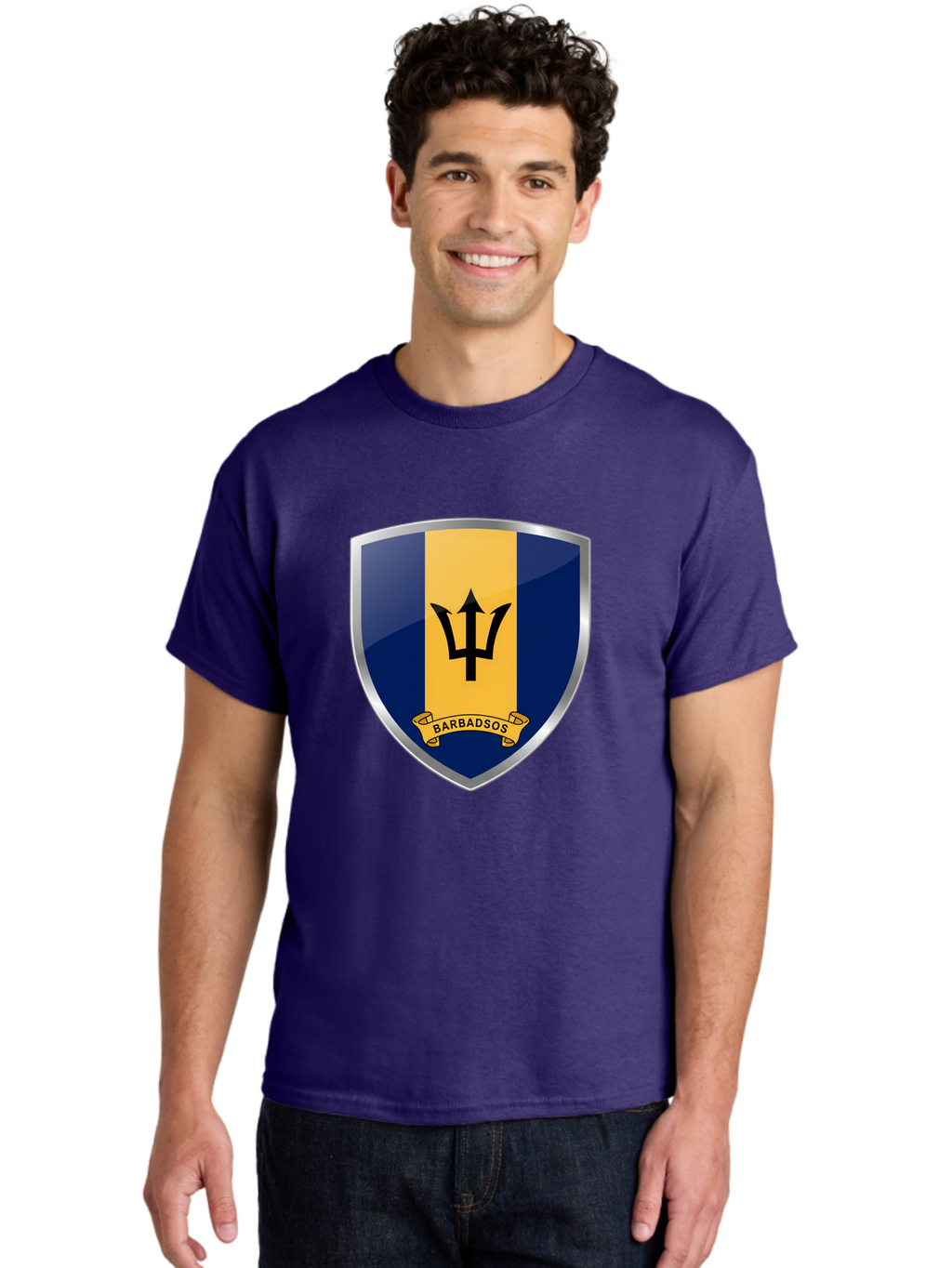 Barbados-Crest Men'S Graphic Tee, 100% Cotton, Comfortable Casual Summer Wear, Machine Washable, Vintage Camera, Old Camera, Antique Camera, Black Camera, Classic Photography, Photography Equipment, Nostalgic Device, Film Camera, Camera Art Bal753