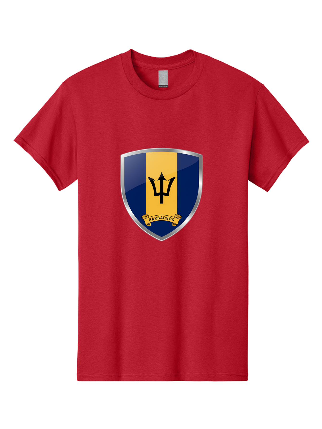 Barbados-Crest Men'S Graphic Tee, 100% Cotton, Comfortable Casual Summer Wear, Machine Washable, Vintage Camera, Old Camera, Antique Camera, Black Camera, Classic Photography, Photography Equipment, Nostalgic Device, Film Camera, Camera Art Bal753