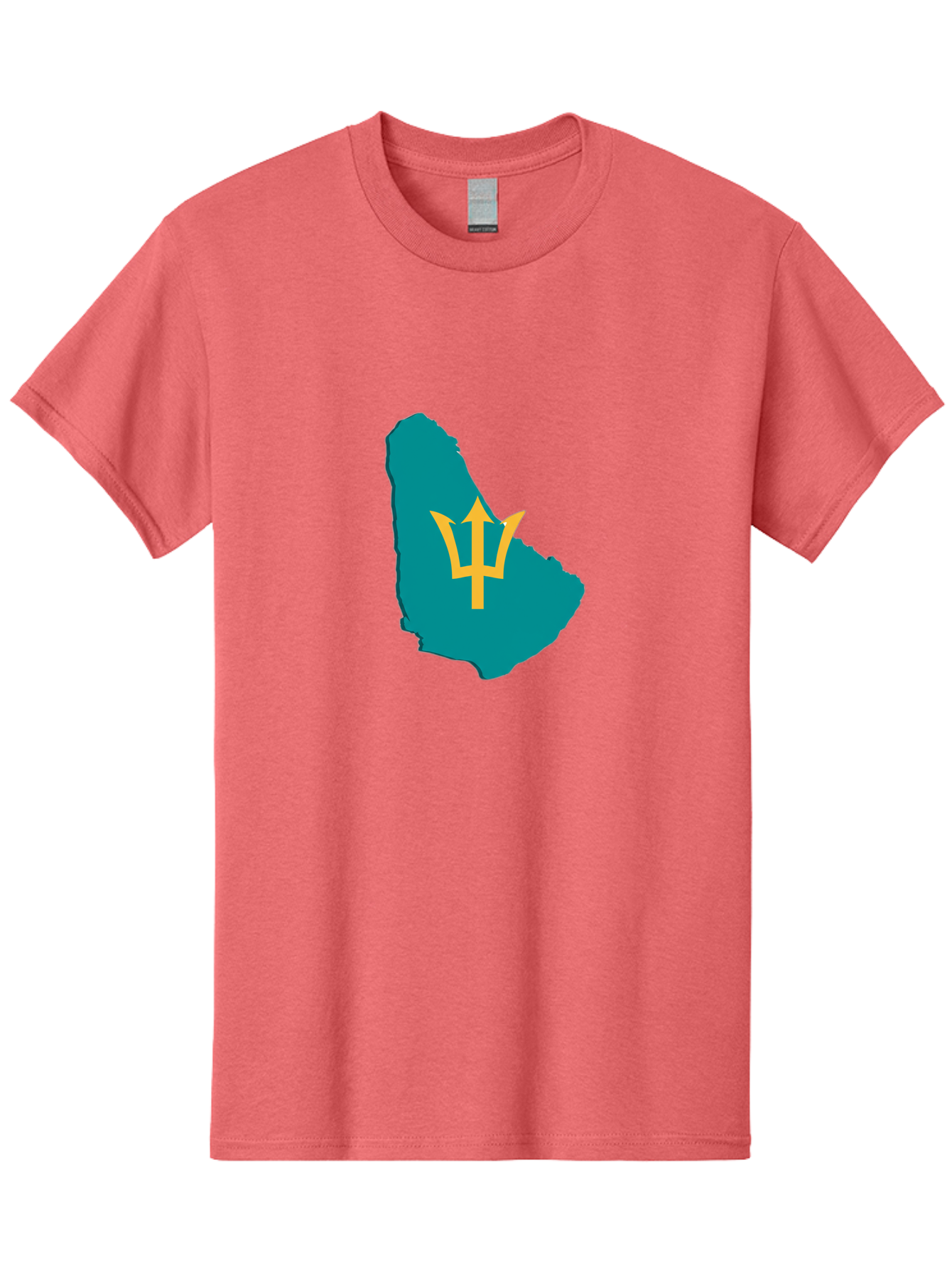 Barbados-Trident Men'S Graphic Tee, 100% Cotton, Comfortable Casual Summer Wear, Machine Washable, Vintage Camera, Old Camera, Antique Camera, Black Camera, Classic Photography, Photography Equipment, Nostalgic Device, Film Camera, Camera Art Bal754