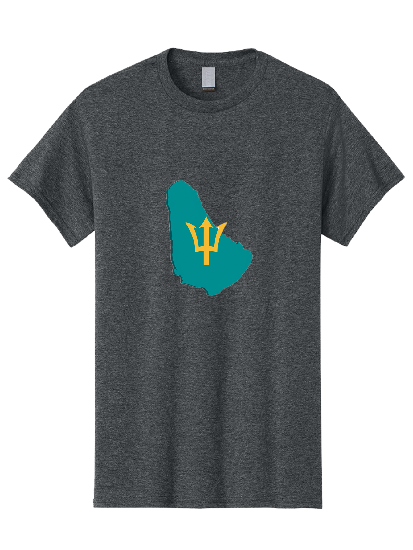 Barbados-Trident Men'S Graphic Tee, 100% Cotton, Comfortable Casual Summer Wear, Machine Washable, Vintage Camera, Old Camera, Antique Camera, Black Camera, Classic Photography, Photography Equipment, Nostalgic Device, Film Camera, Camera Art Bal754
