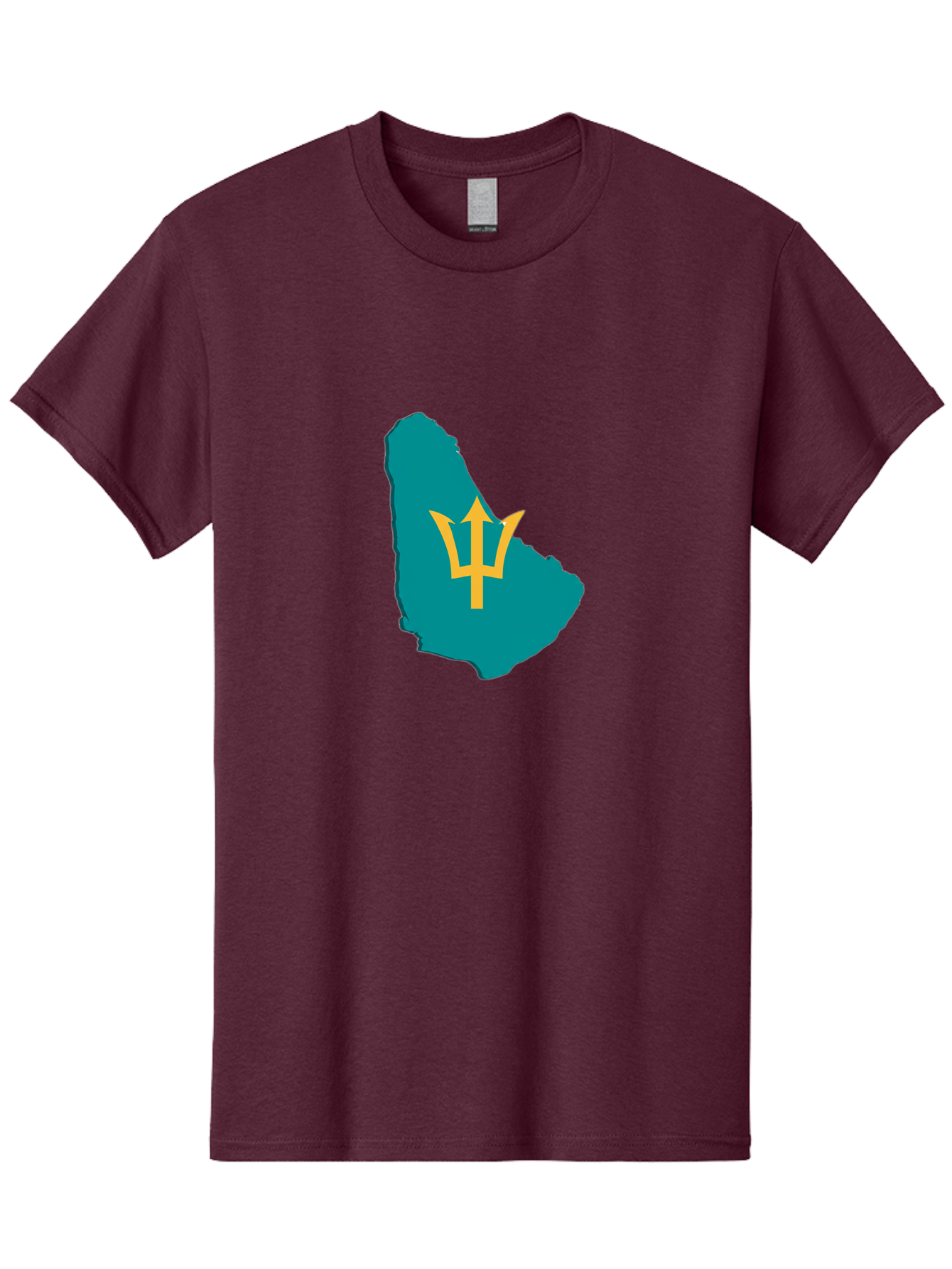 Barbados-Trident Men'S Graphic Tee, 100% Cotton, Comfortable Casual Summer Wear, Machine Washable, Vintage Camera, Old Camera, Antique Camera, Black Camera, Classic Photography, Photography Equipment, Nostalgic Device, Film Camera, Camera Art Bal754