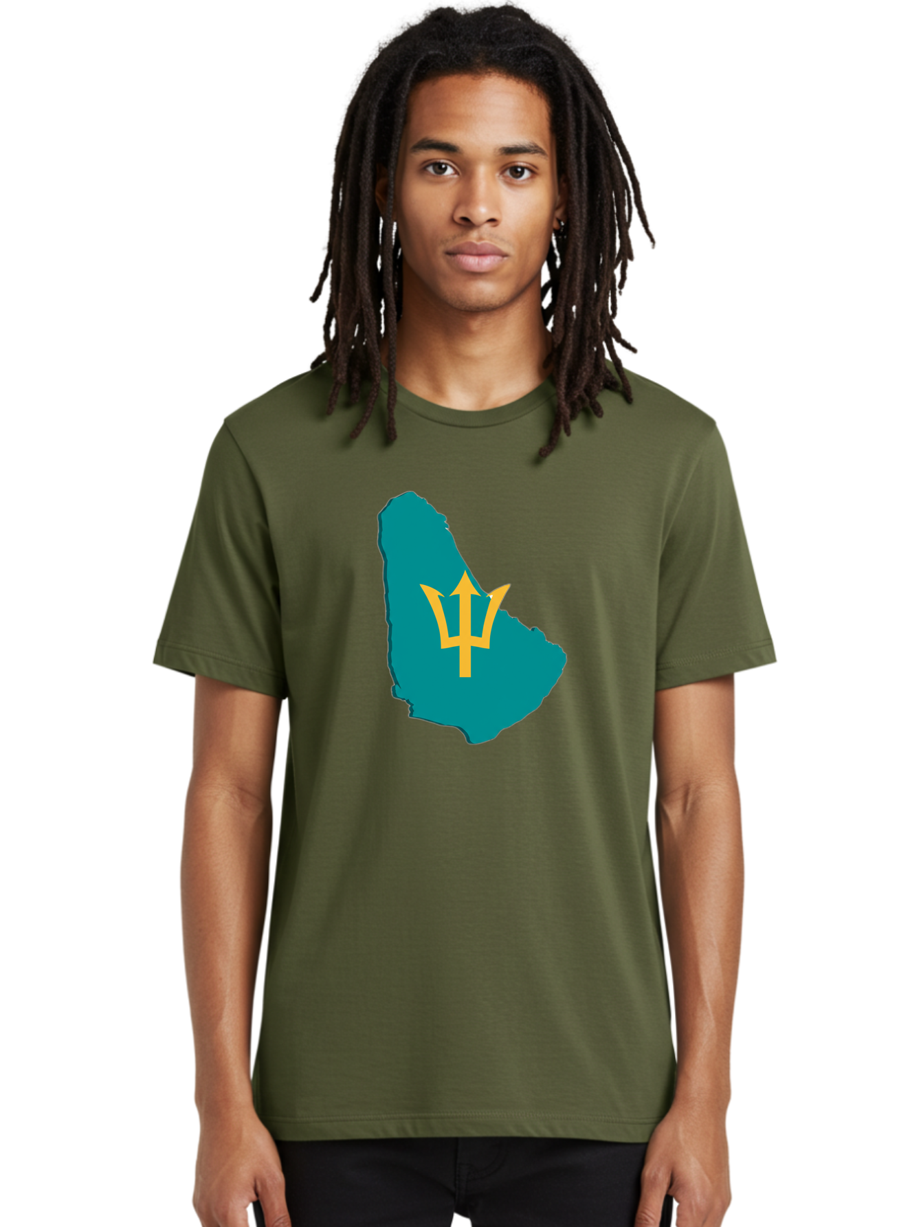 Barbados-Trident Men'S Graphic Tee, 100% Cotton, Comfortable Casual Summer Wear, Machine Washable, Vintage Camera, Old Camera, Antique Camera, Black Camera, Classic Photography, Photography Equipment, Nostalgic Device, Film Camera, Camera Art Bal754