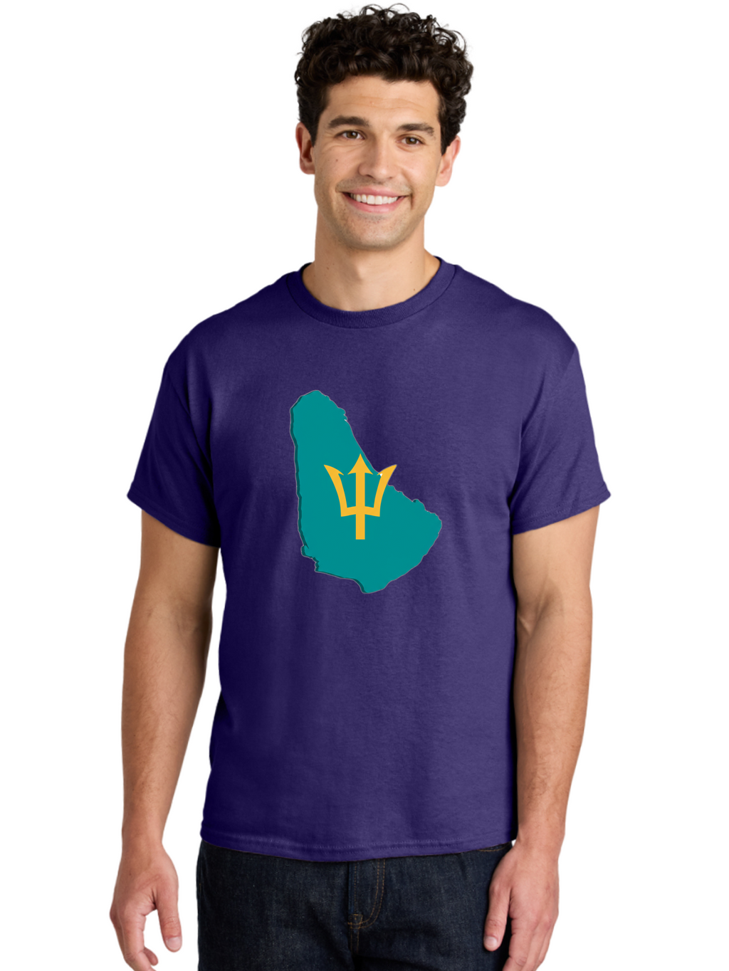 Barbados-Trident Men'S Graphic Tee, 100% Cotton, Comfortable Casual Summer Wear, Machine Washable, Vintage Camera, Old Camera, Antique Camera, Black Camera, Classic Photography, Photography Equipment, Nostalgic Device, Film Camera, Camera Art Bal754