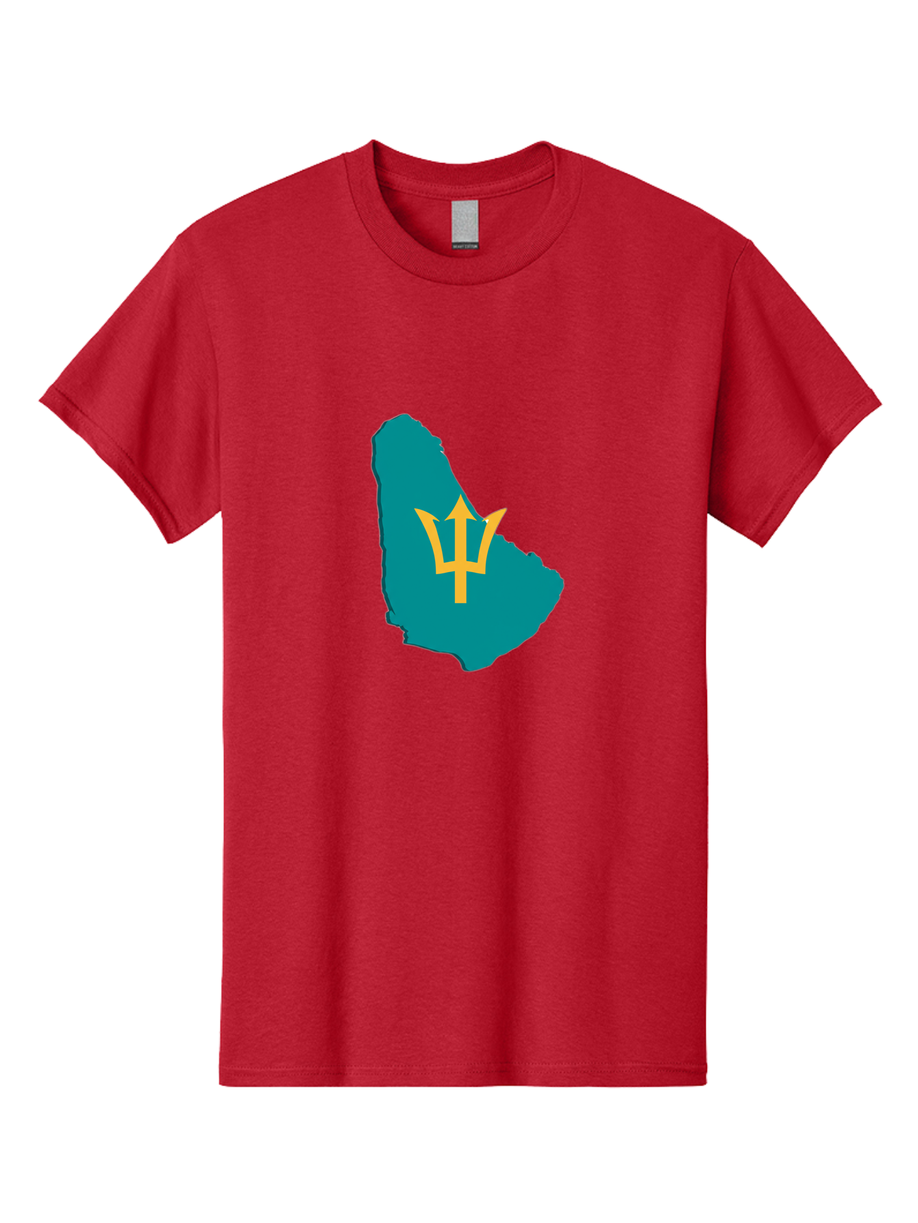 Barbados-Trident Men'S Graphic Tee, 100% Cotton, Comfortable Casual Summer Wear, Machine Washable, Vintage Camera, Old Camera, Antique Camera, Black Camera, Classic Photography, Photography Equipment, Nostalgic Device, Film Camera, Camera Art Bal754