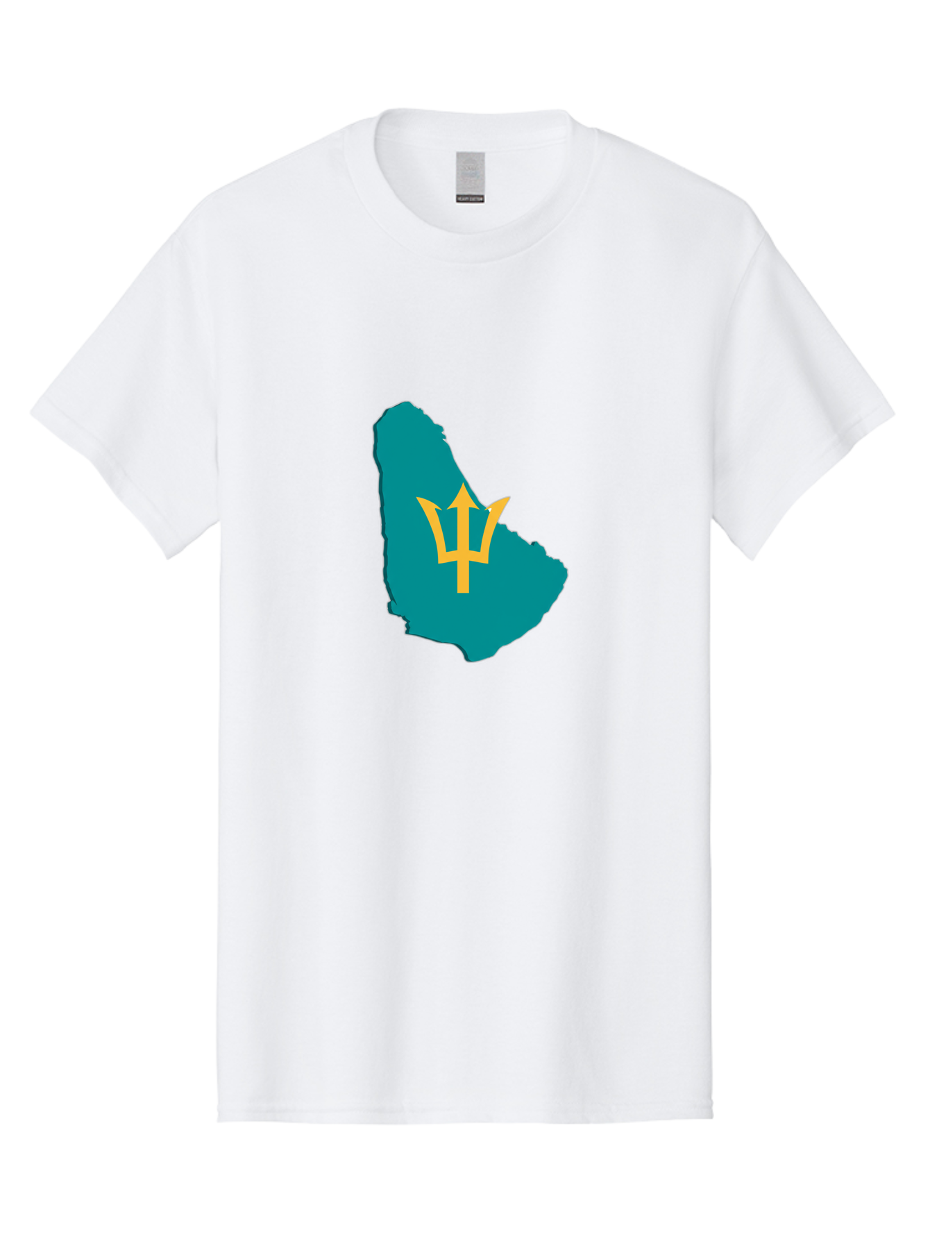 Barbados-Trident Men'S Graphic Tee, 100% Cotton, Comfortable Casual Summer Wear, Machine Washable, Vintage Camera, Old Camera, Antique Camera, Black Camera, Classic Photography, Photography Equipment, Nostalgic Device, Film Camera, Camera Art Bal754