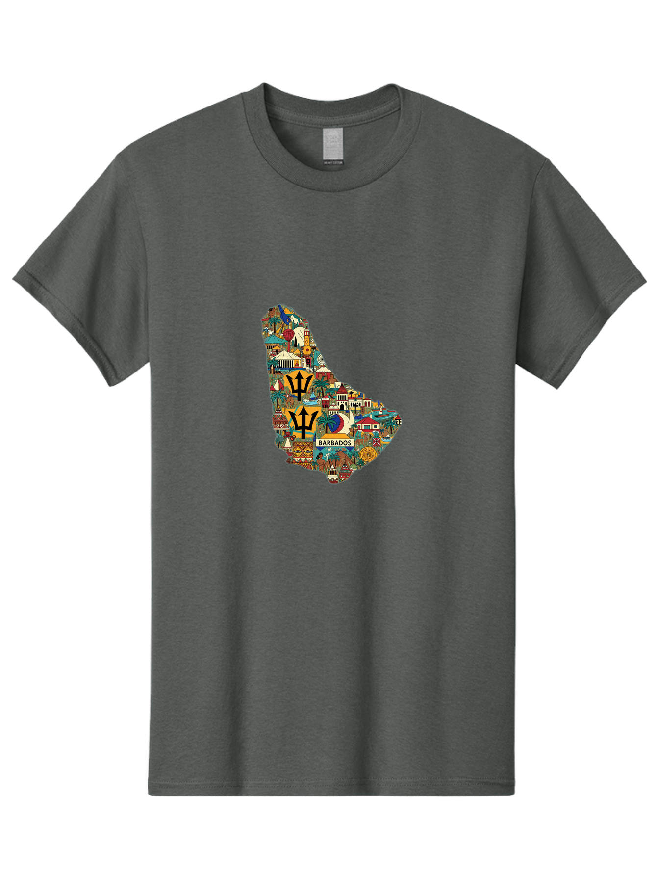 Barbados Men'S Graphic Tee, 100% Cotton, Comfortable Casual Summer Wear, Machine Washable, Vintage Camera, Old Camera, Antique Camera, Black Camera, Classic Photography, Photography Equipment, Nostalgic Device, Film Camera, Camera Art Bal755