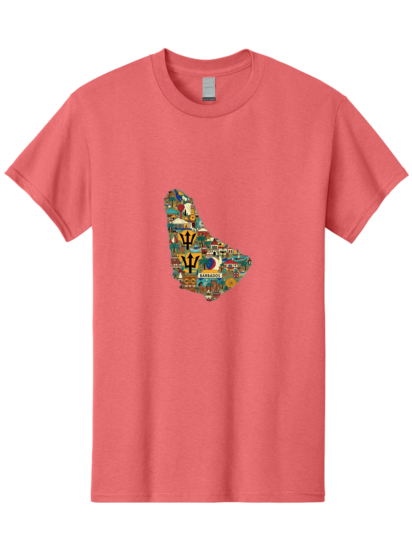 Barbados Men'S Graphic Tee, 100% Cotton, Comfortable Casual Summer Wear, Machine Washable, Vintage Camera, Old Camera, Antique Camera, Black Camera, Classic Photography, Photography Equipment, Nostalgic Device, Film Camera, Camera Art Bal755