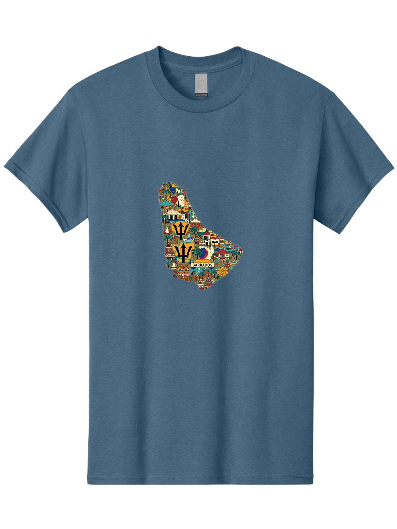 Barbados Men'S Graphic Tee, 100% Cotton, Comfortable Casual Summer Wear, Machine Washable, Vintage Camera, Old Camera, Antique Camera, Black Camera, Classic Photography, Photography Equipment, Nostalgic Device, Film Camera, Camera Art Bal755