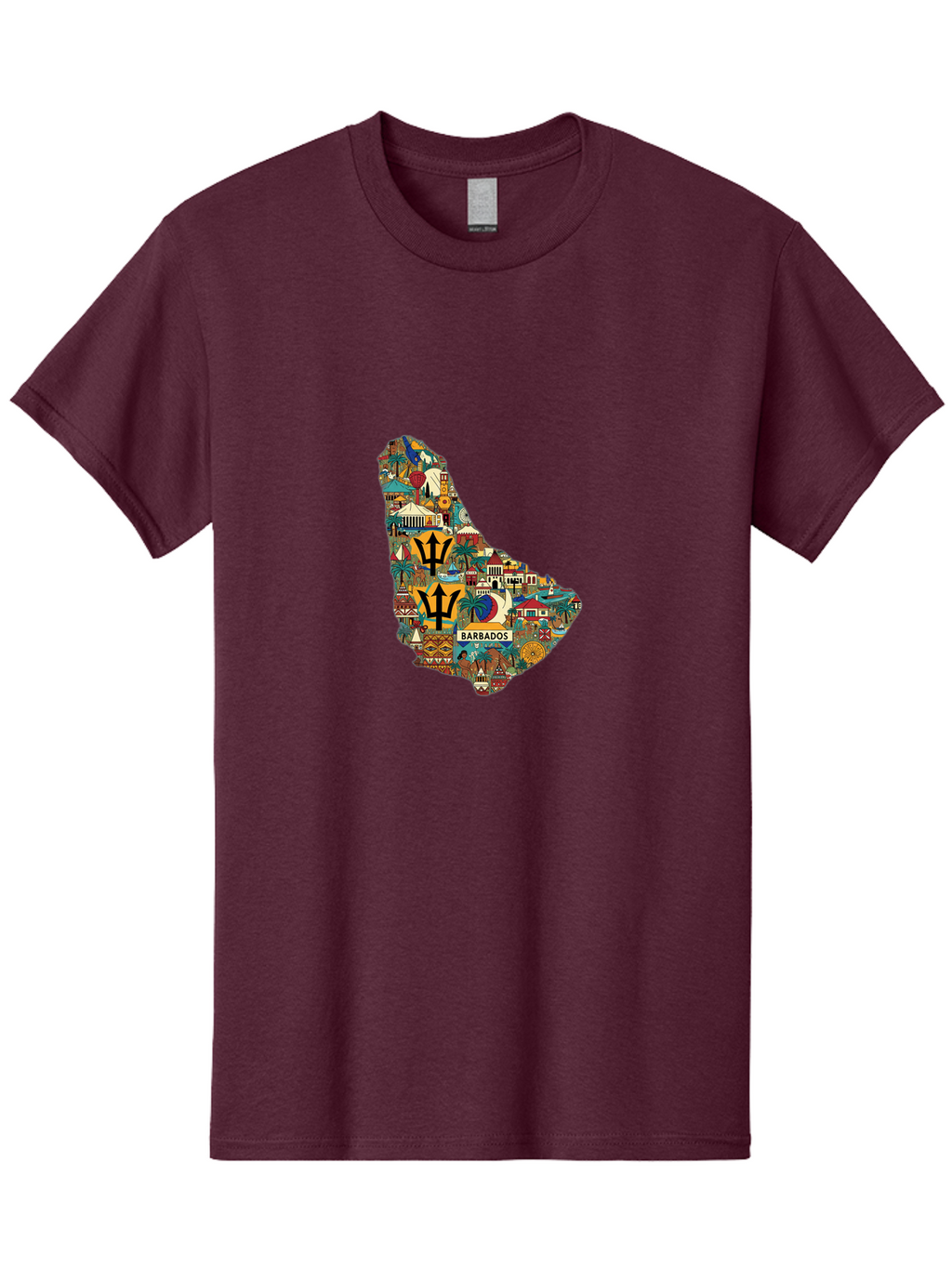 Barbados Men'S Graphic Tee, 100% Cotton, Comfortable Casual Summer Wear, Machine Washable, Vintage Camera, Old Camera, Antique Camera, Black Camera, Classic Photography, Photography Equipment, Nostalgic Device, Film Camera, Camera Art Bal755