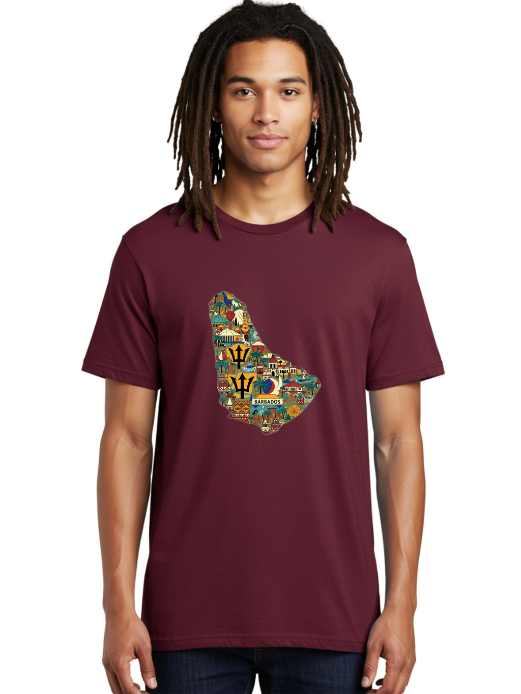 Barbados Men'S Graphic Tee, 100% Cotton, Comfortable Casual Summer Wear, Machine Washable, Vintage Camera, Old Camera, Antique Camera, Black Camera, Classic Photography, Photography Equipment, Nostalgic Device, Film Camera, Camera Art Bal755